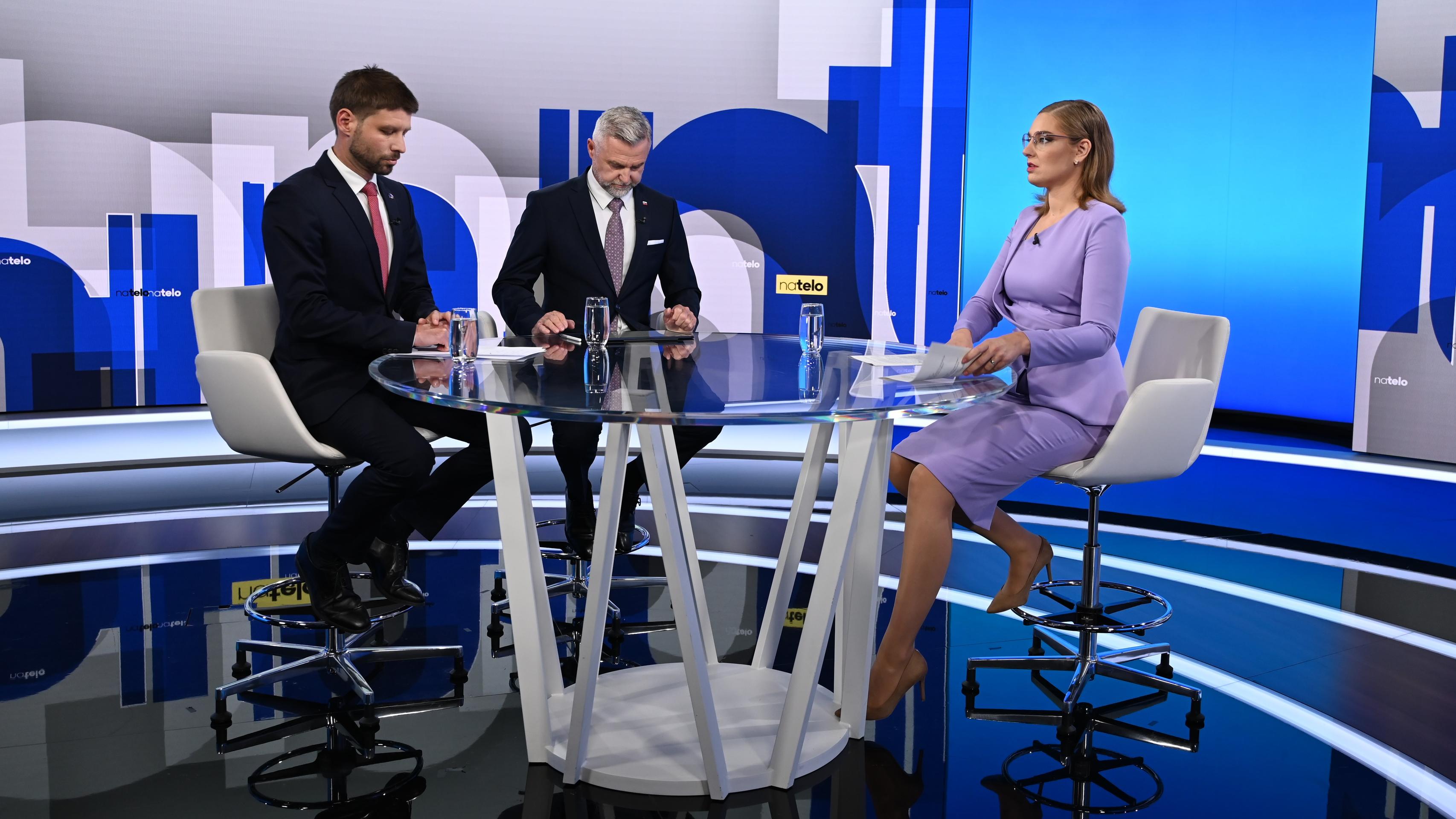 Hosťami relácie Na telo boli Tibor Gašpar a Michal Šimečka