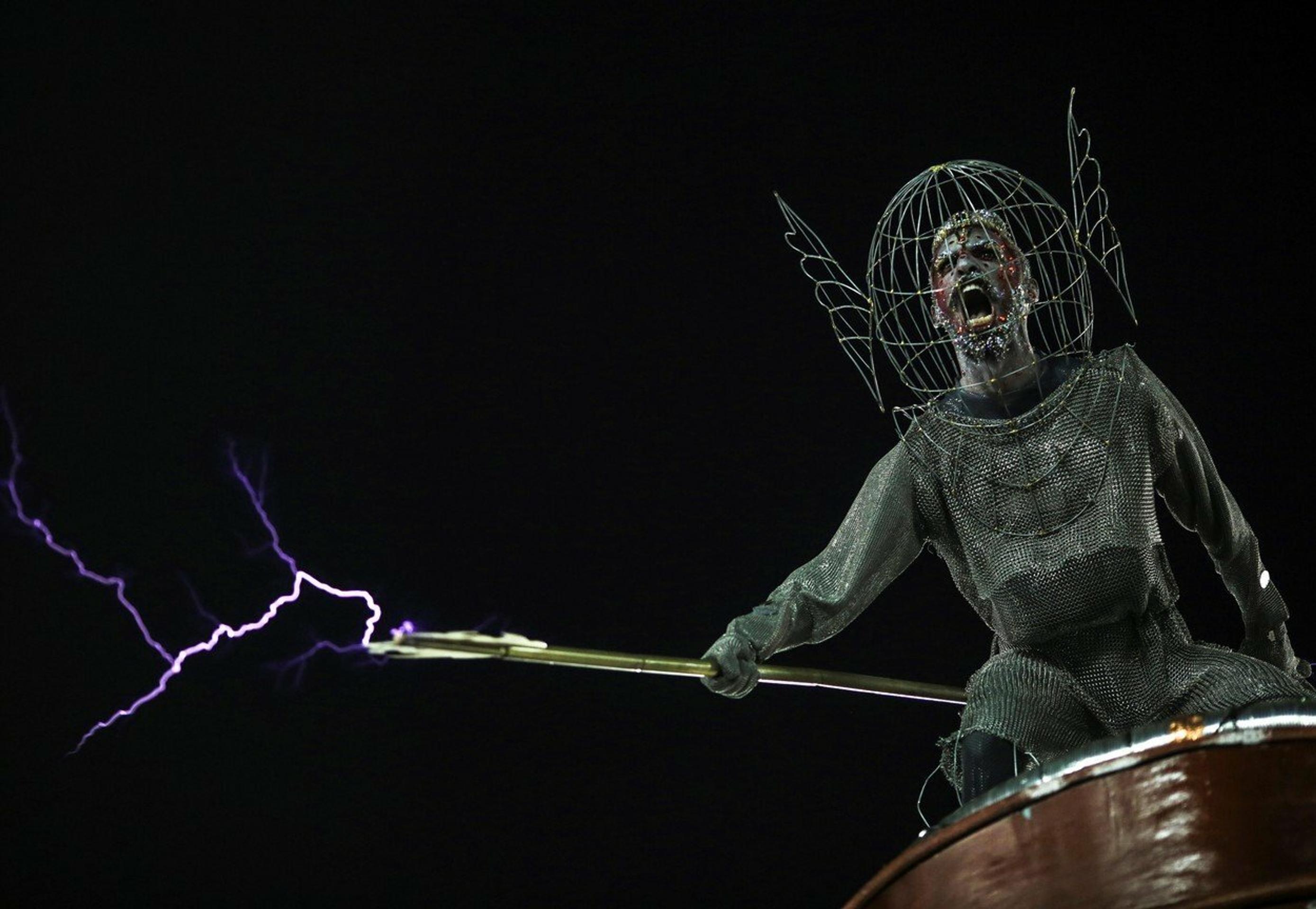 Karneval v Riu de Janeiro.