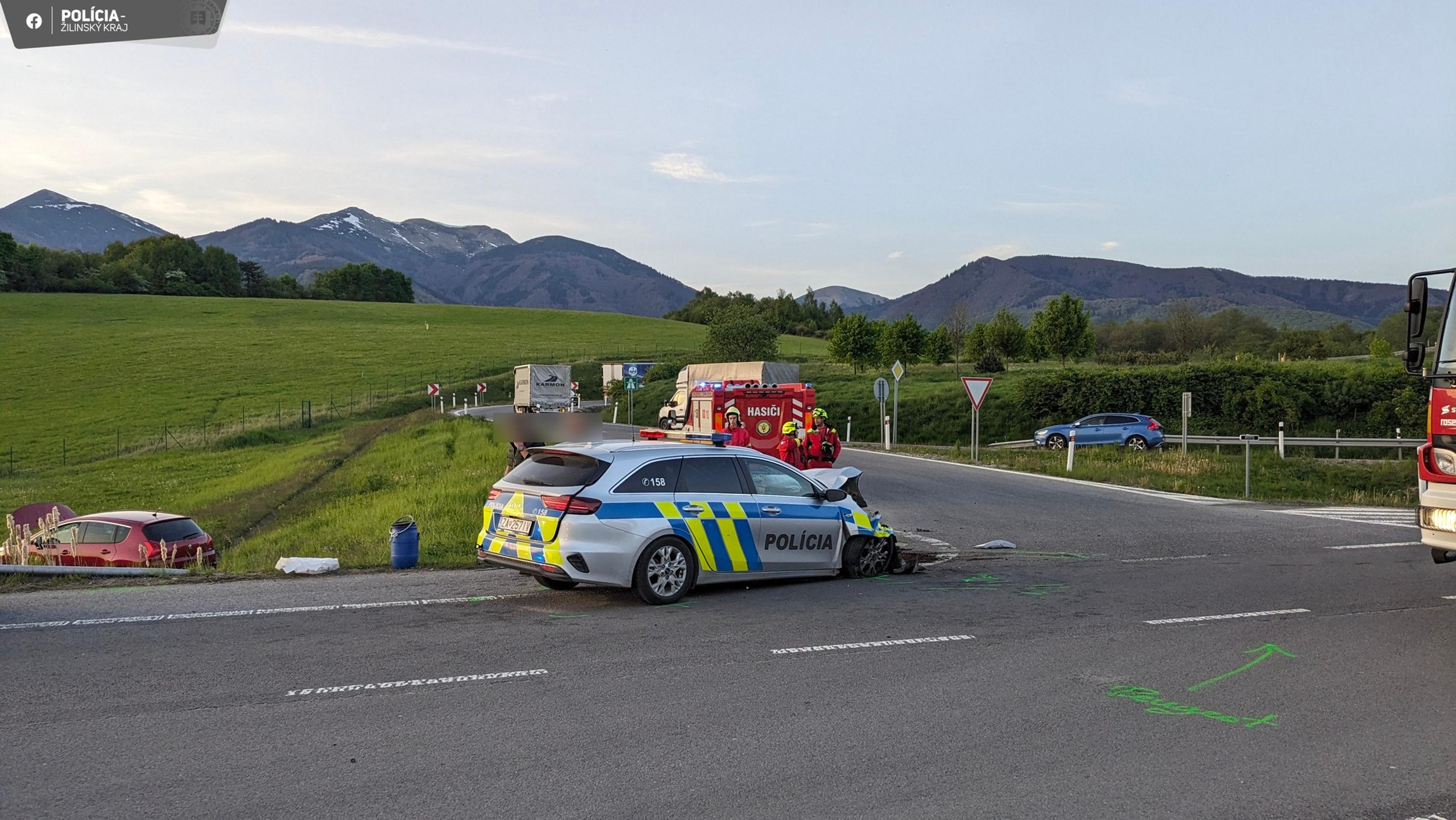 Autá po nehode.