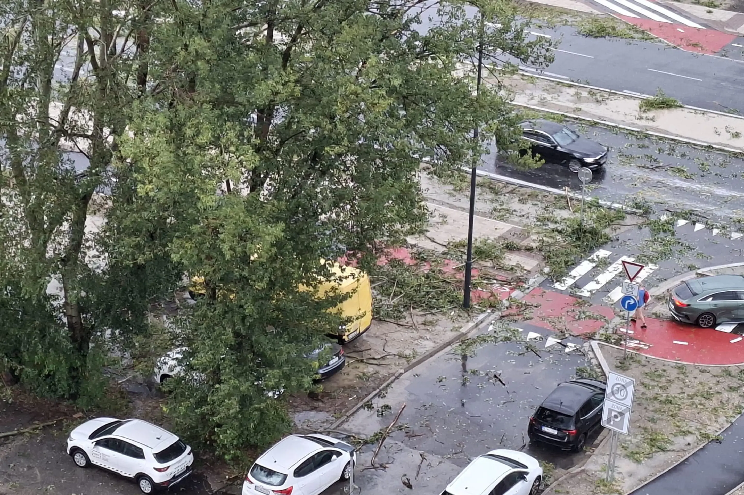 Silná búrka zasiahla Bratislavu