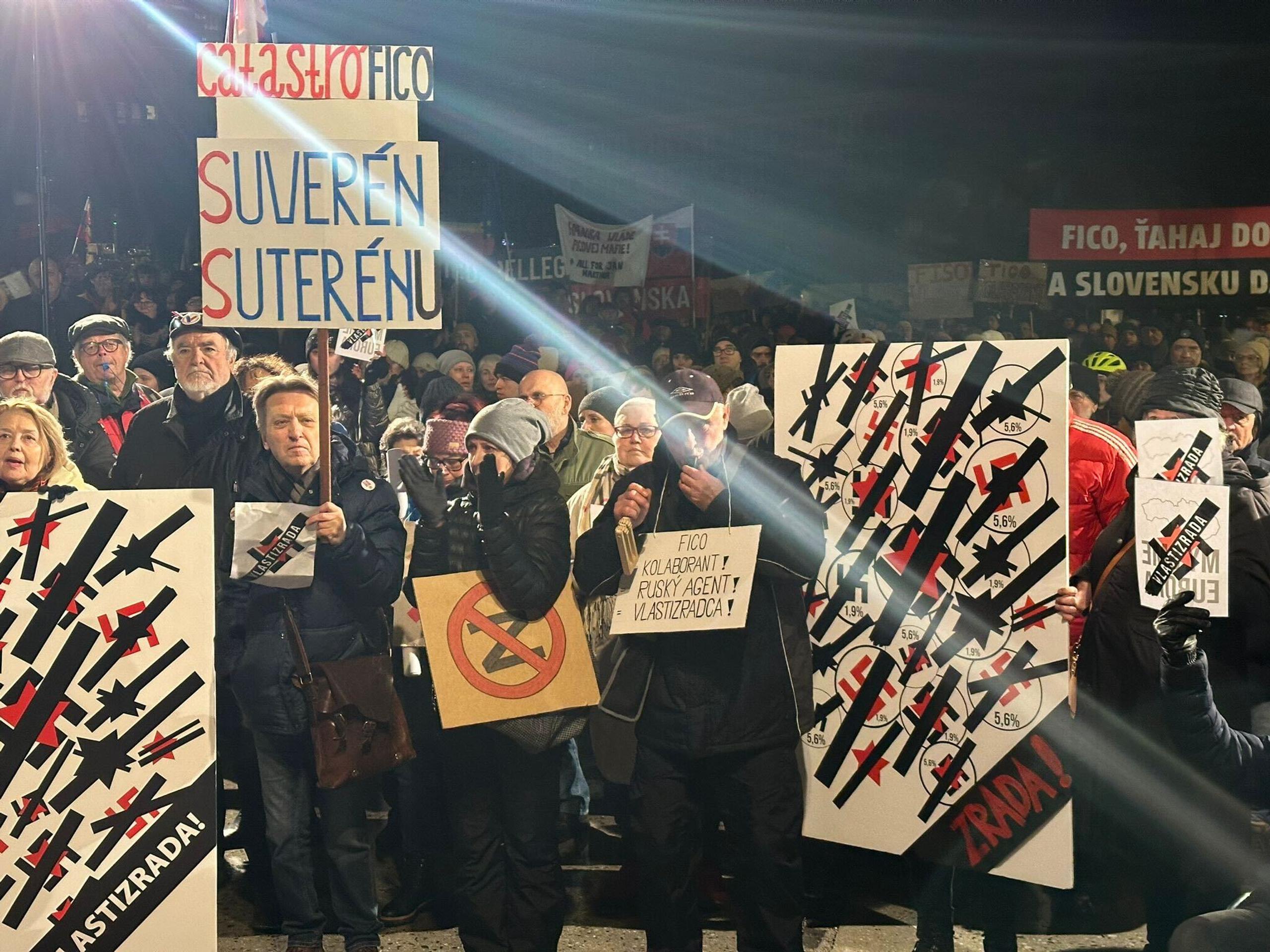 Protest v Bratislave