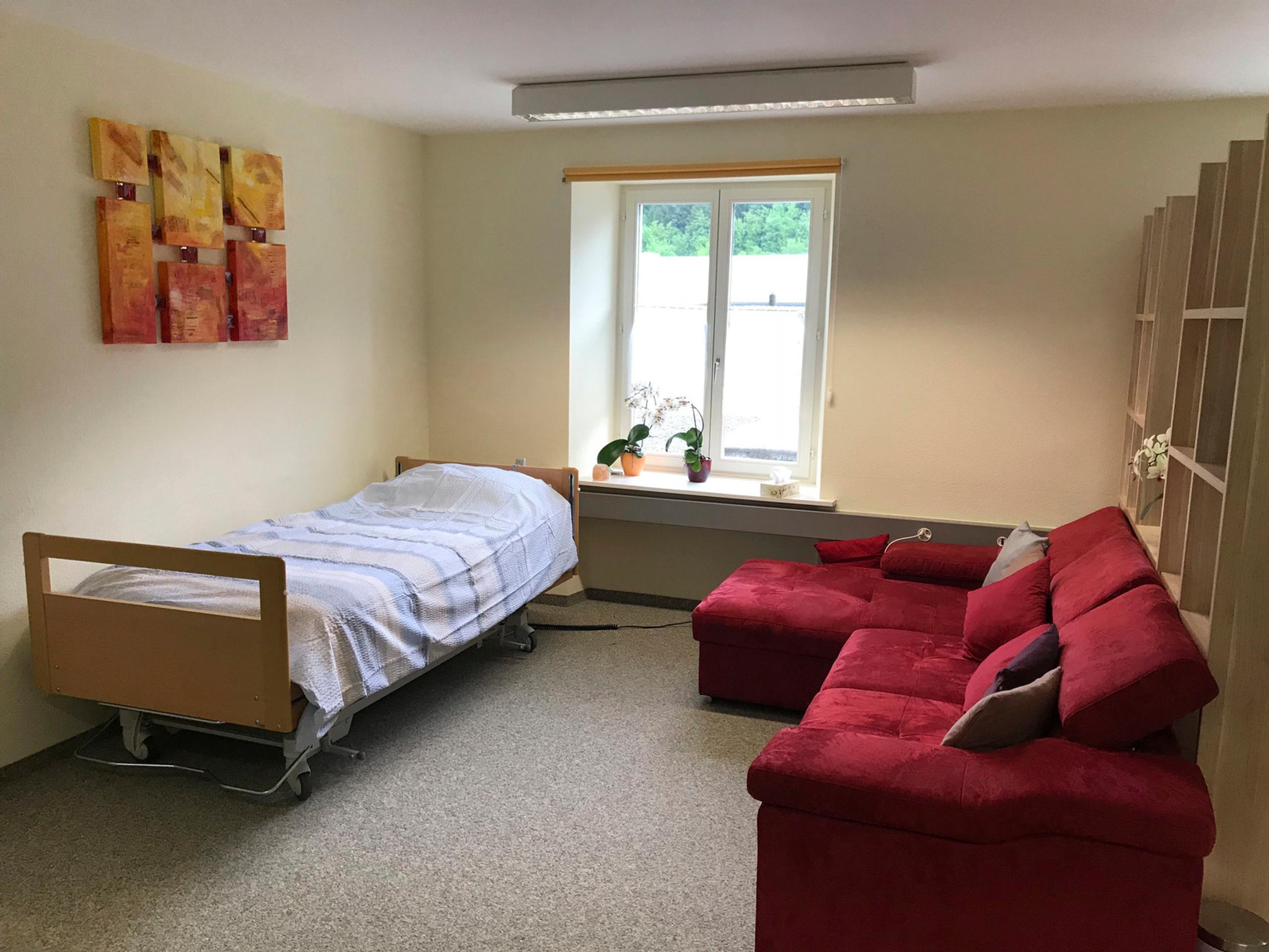 Toto je izba, v ktorej David Goodall na vlastnú žiadosť dodýchal. 