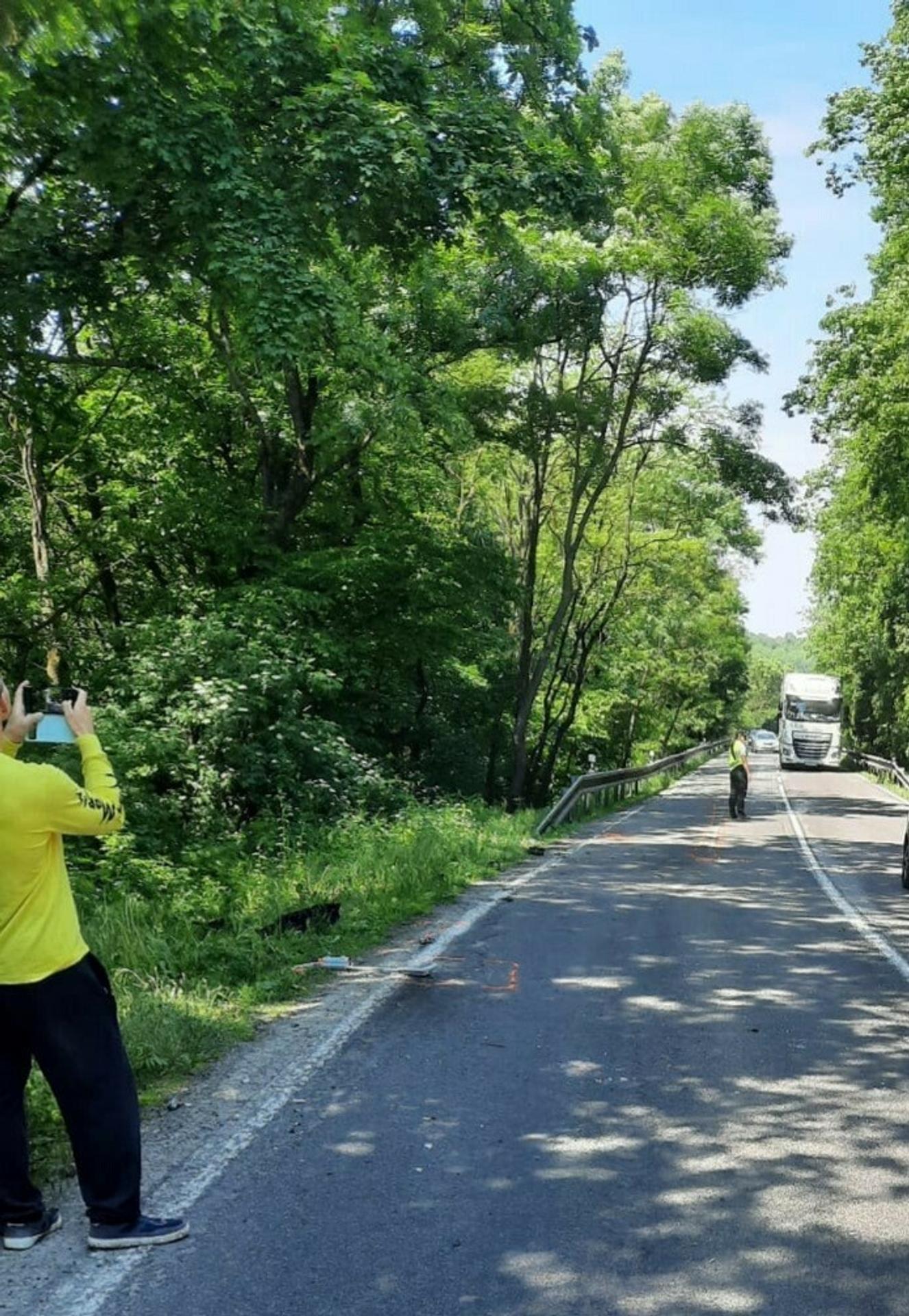 Nehoda pred Bielou Horou.