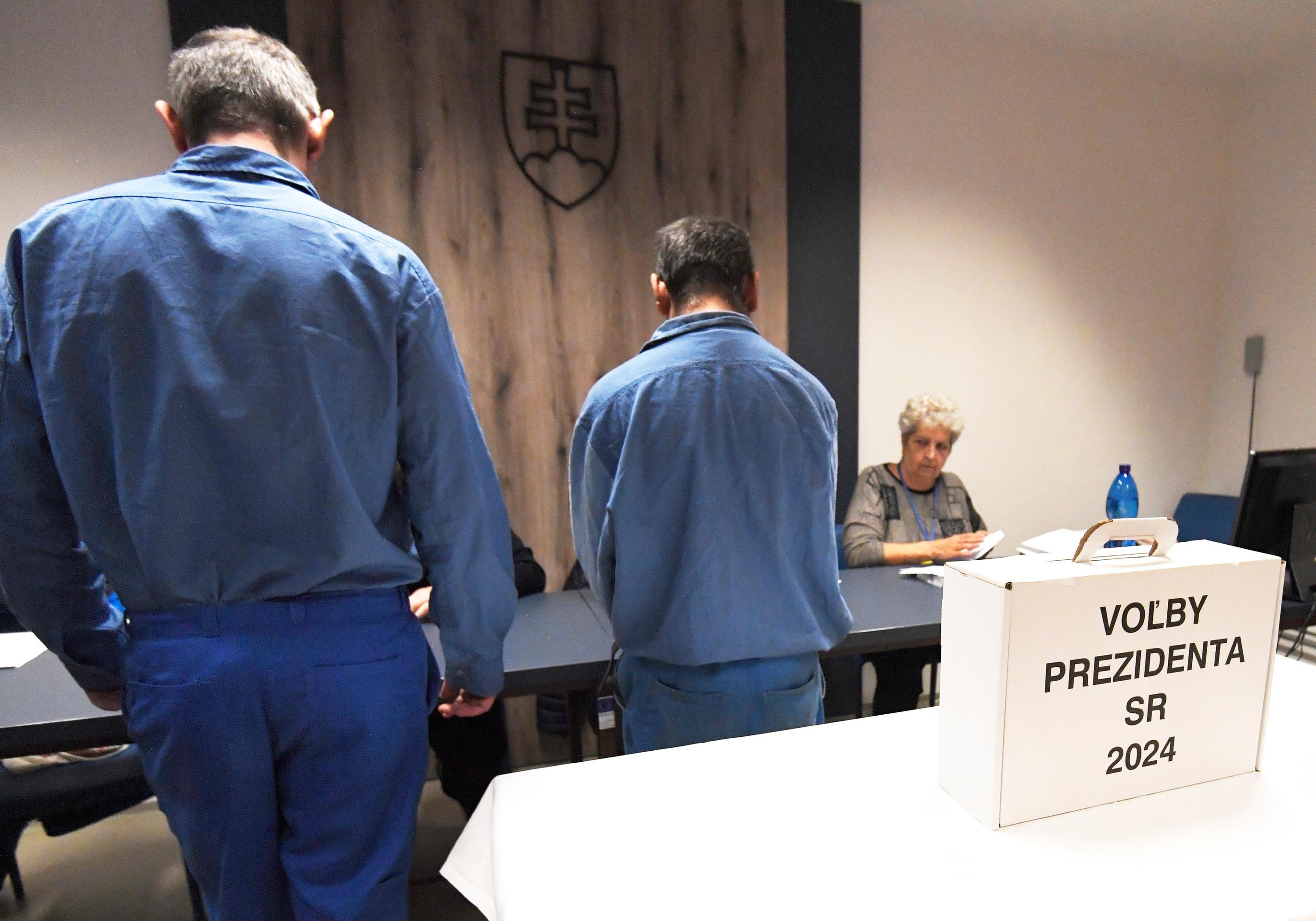 Voľby vo väznici v Košiciach.