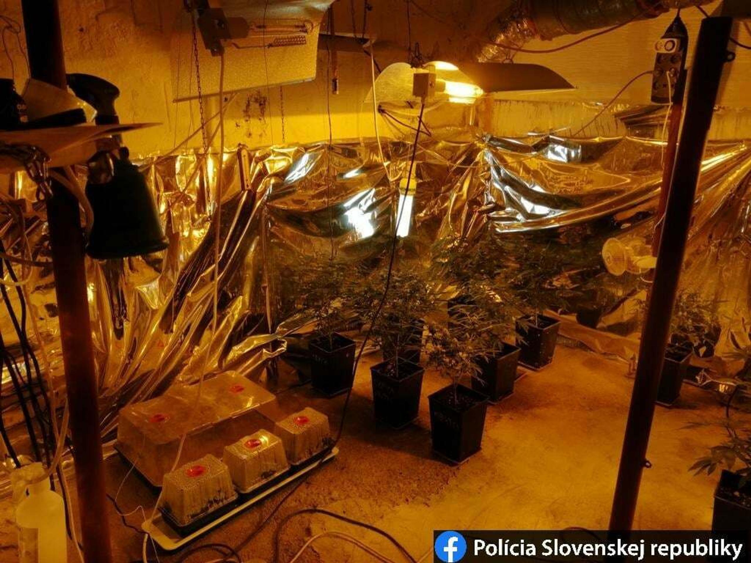 Laboratórium, kde mali obvinení vyrábať drogy