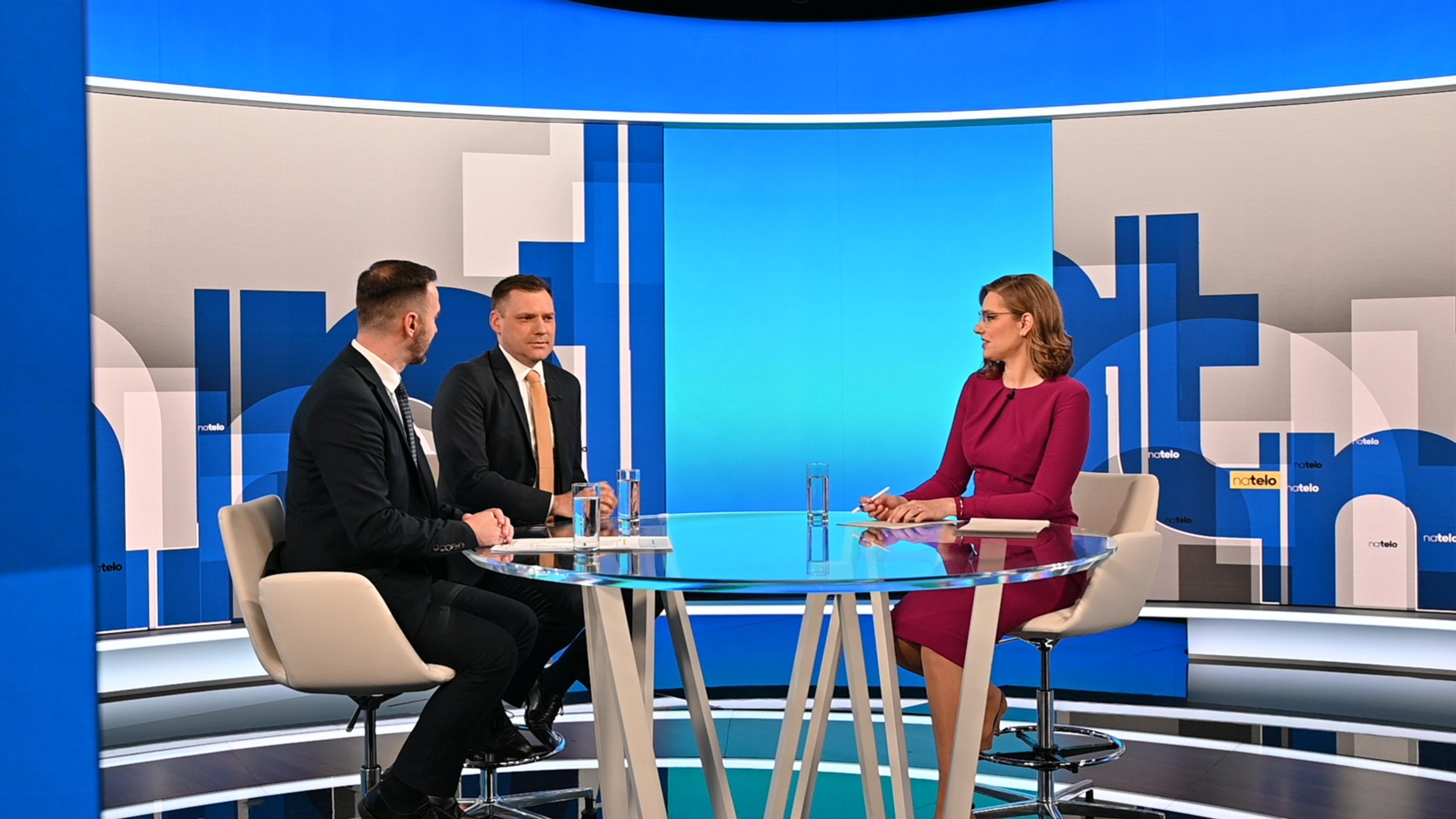 Minister životného prostredia Tomáš Taraba a poslanec NR SR Michal Šipoš.