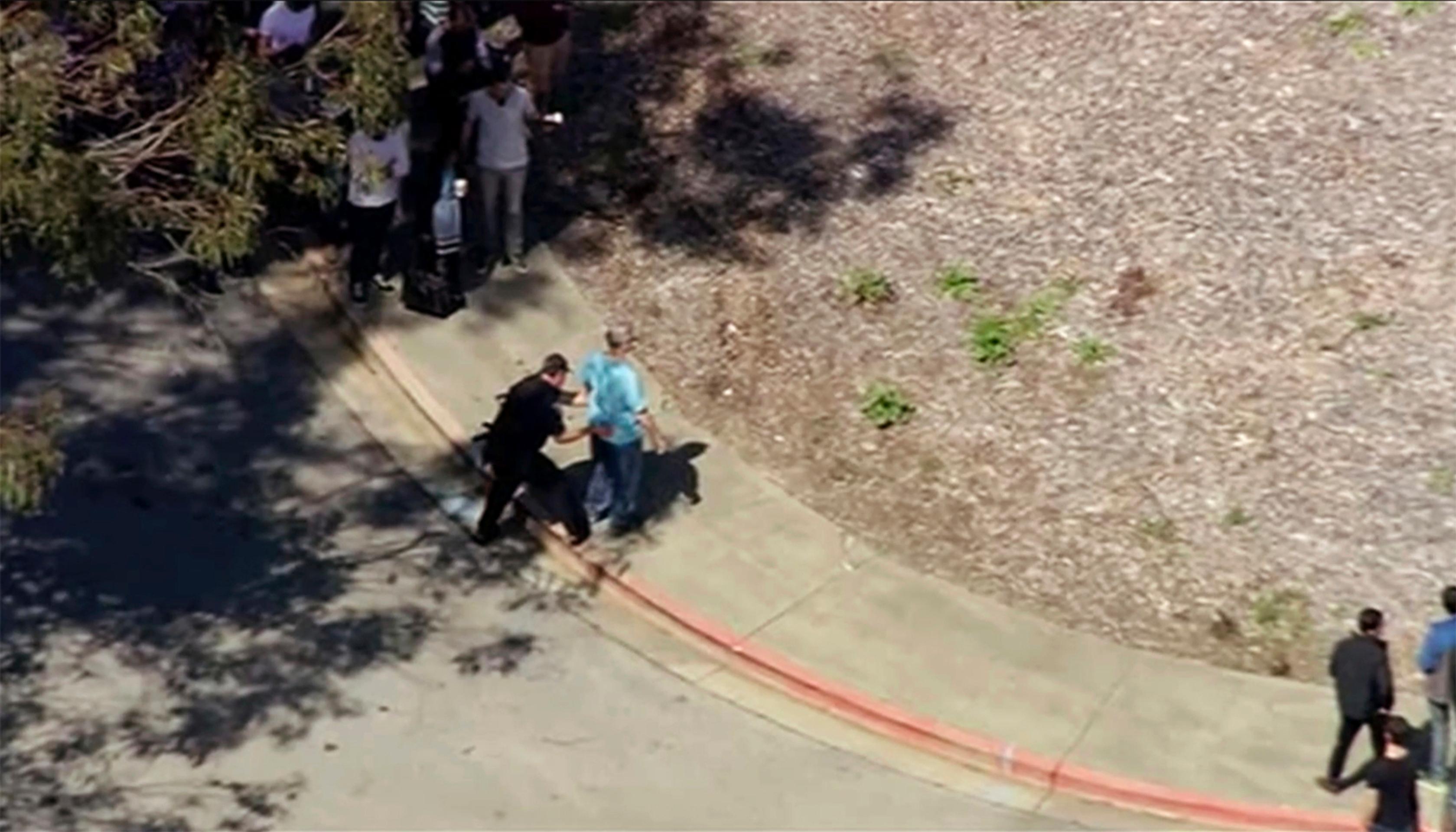 Záber z miesta činu.