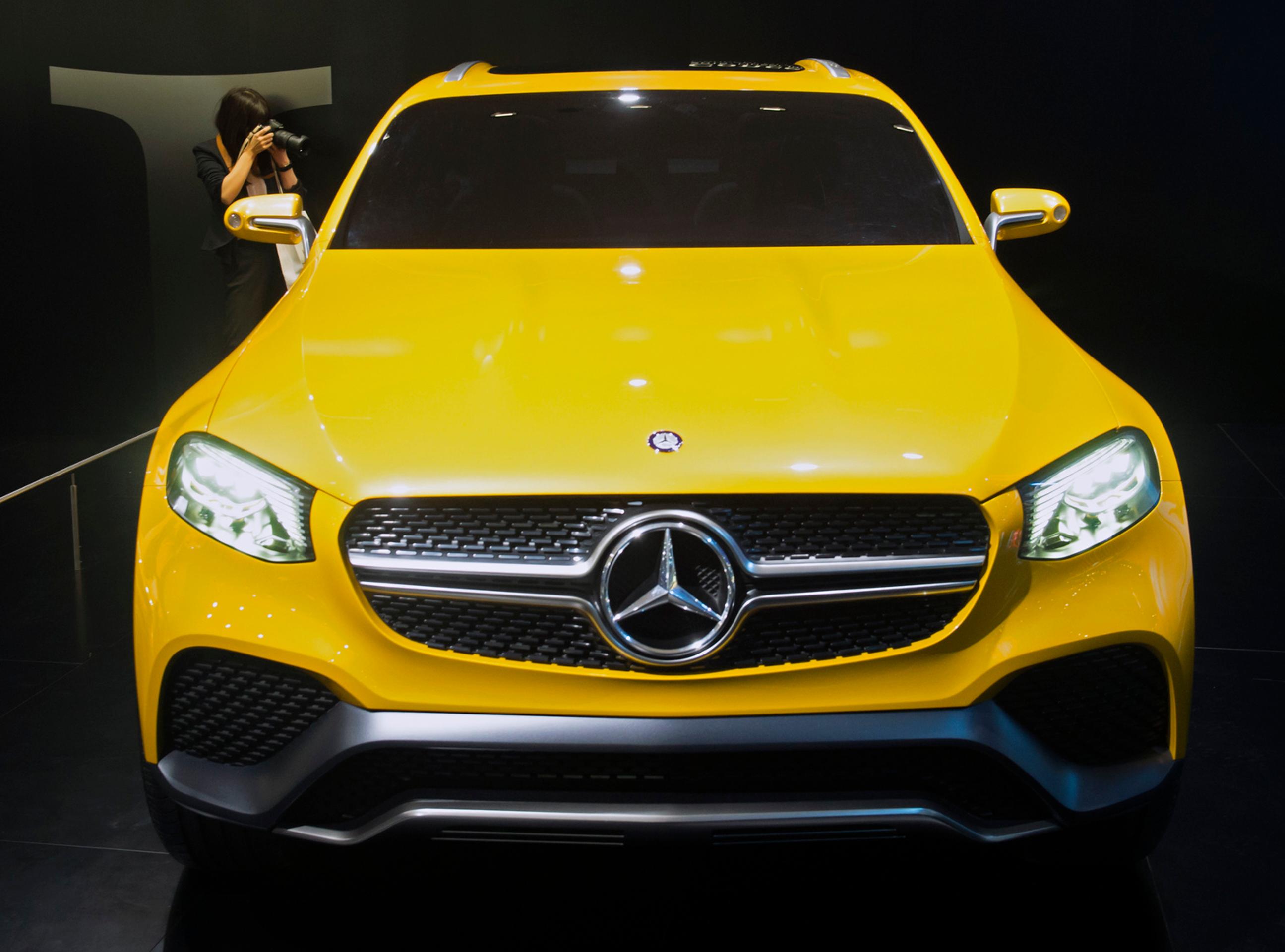 Na snímke koncept Mercedes GLC Coupé 