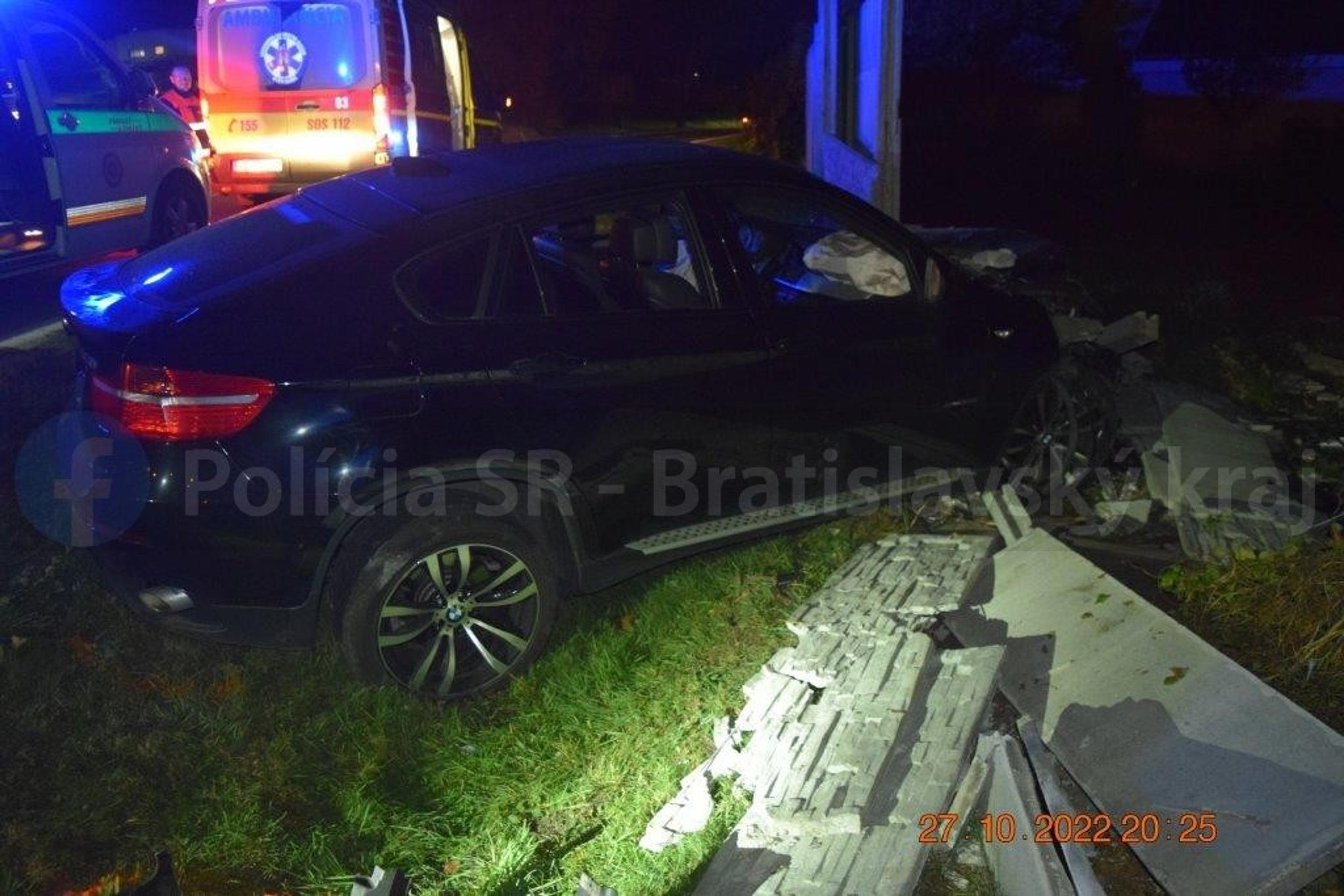 Fotografia z miesta nehody