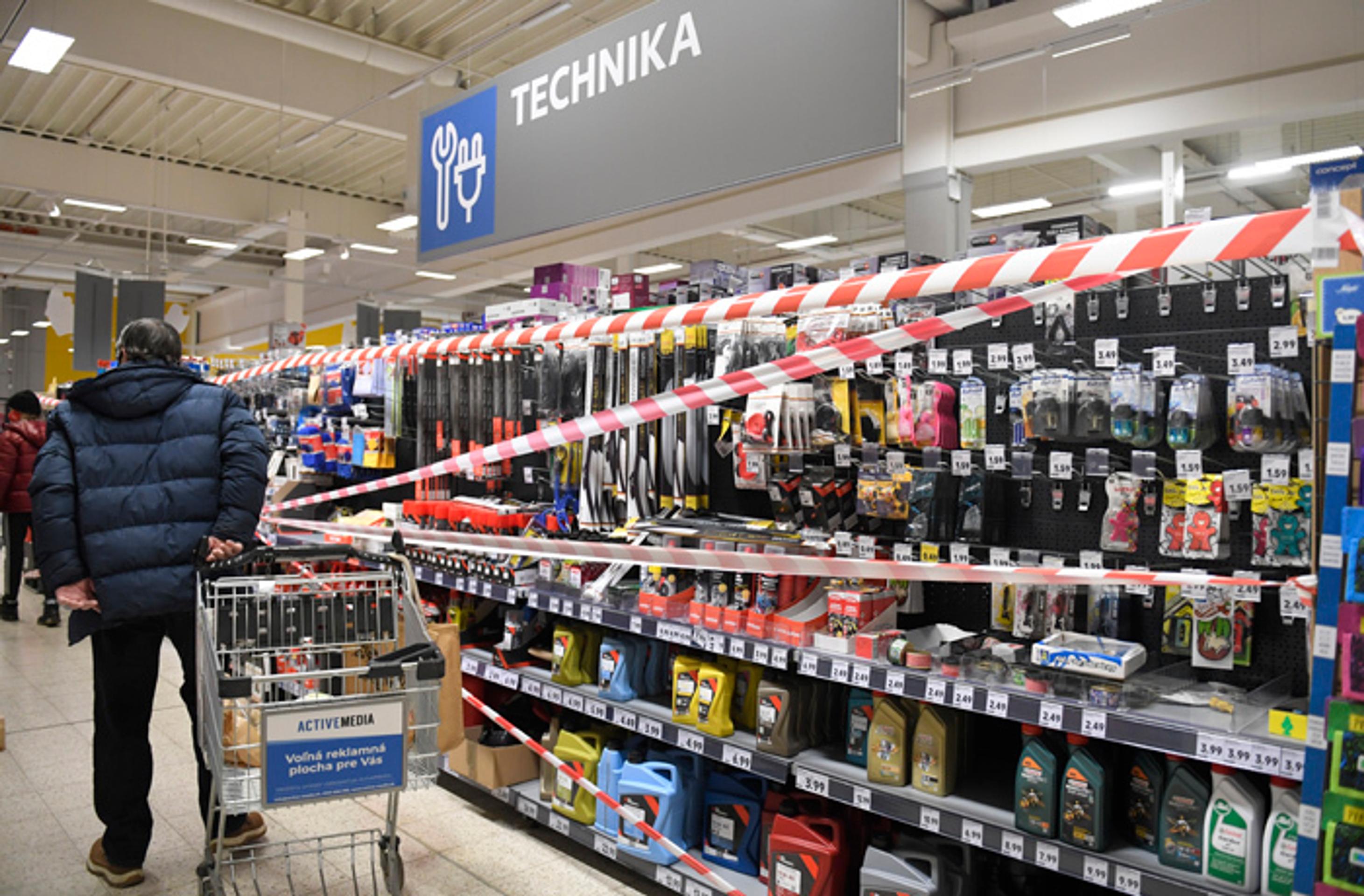 V tejto predajni sa dali kúpiť vrecia do koša či papier na pečenie.