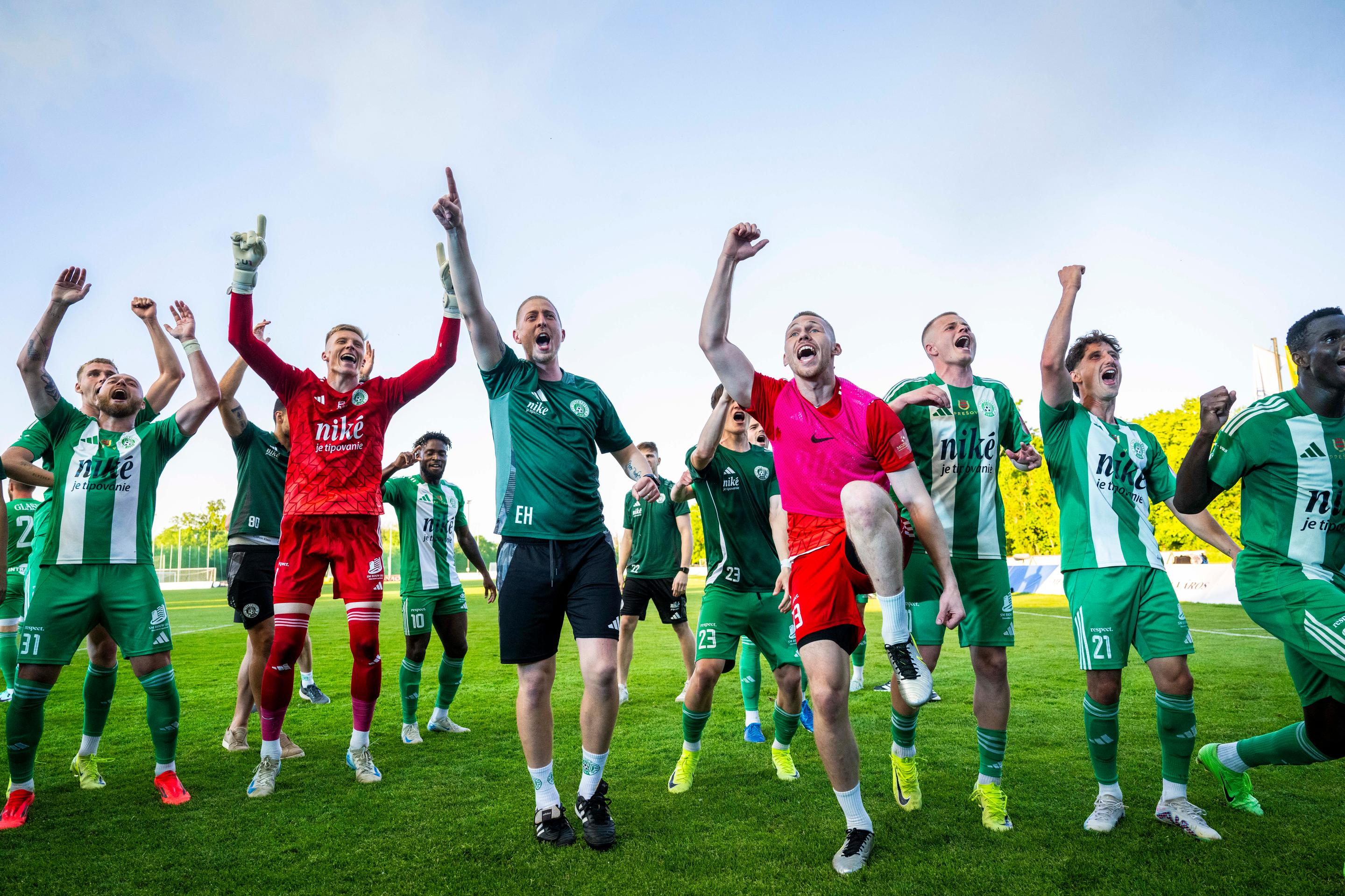 FC Tatran Prešov sa vracia medzi slovenskú futbalovú elitu