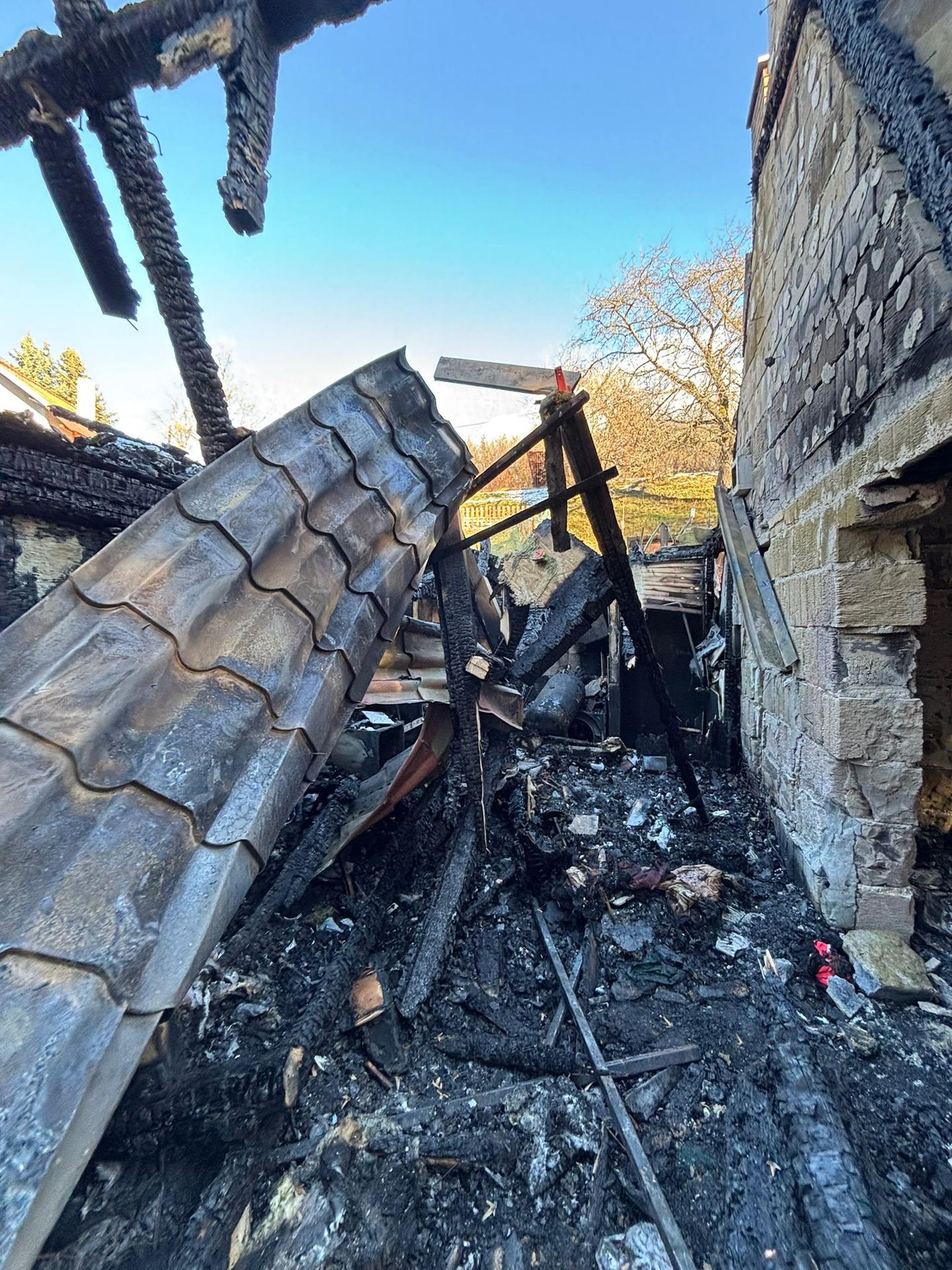 Požiar domu v Krupine