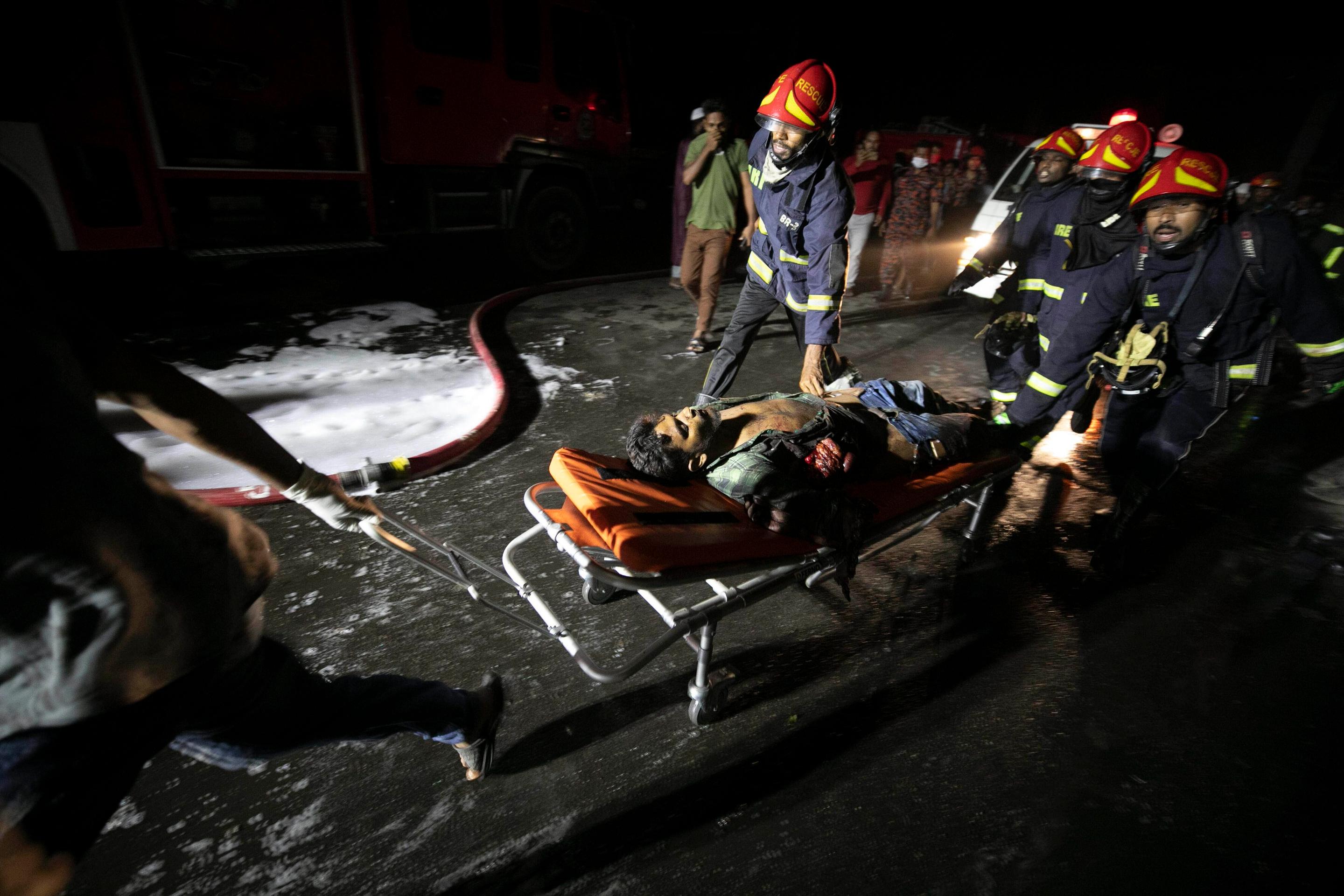 Obrovský požiar v Bangladéši