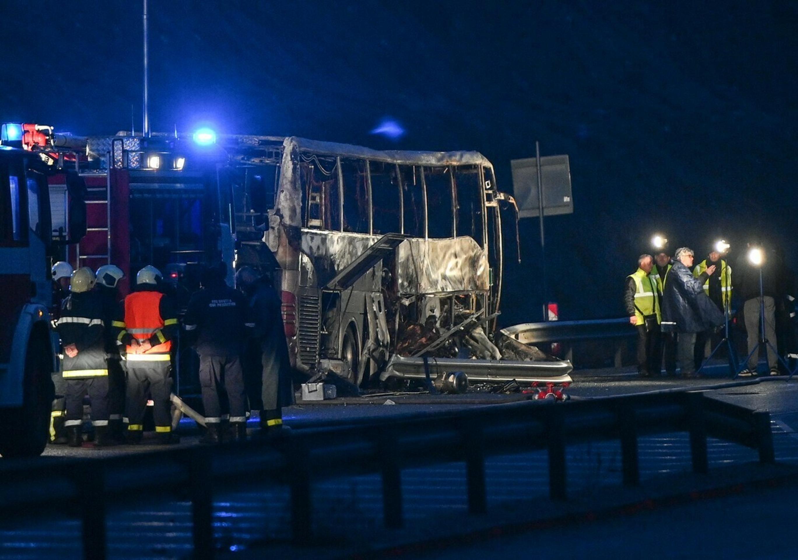 Havária autobusu v Bulharsku