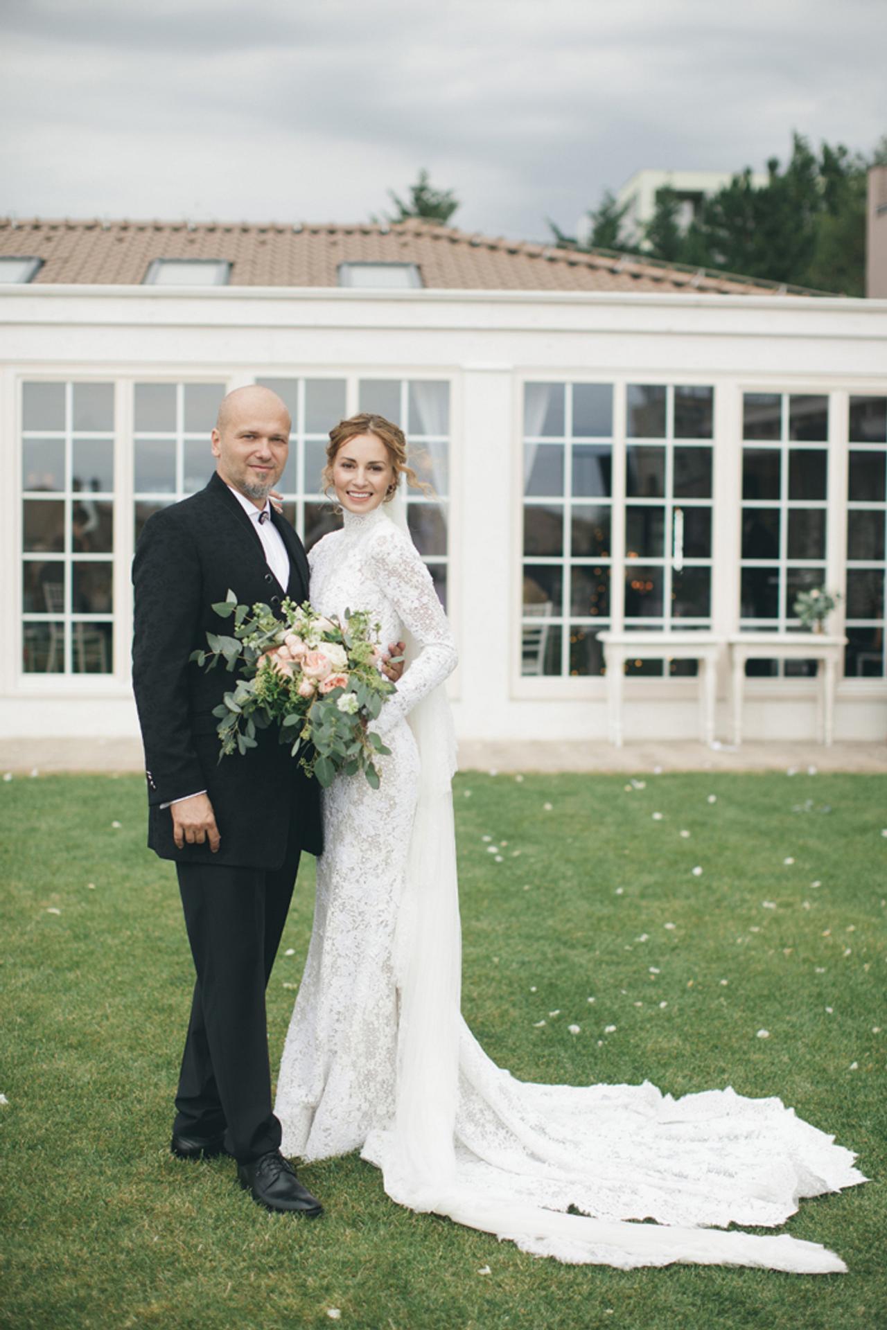 Svadobná fotografia Márie Čírovej a Maroša Kachúta.