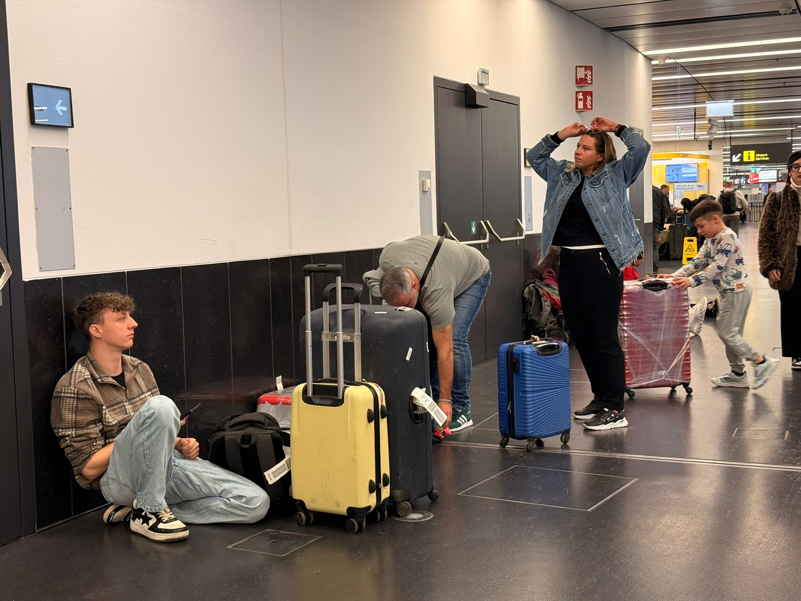 Zábery z viedenského letiska