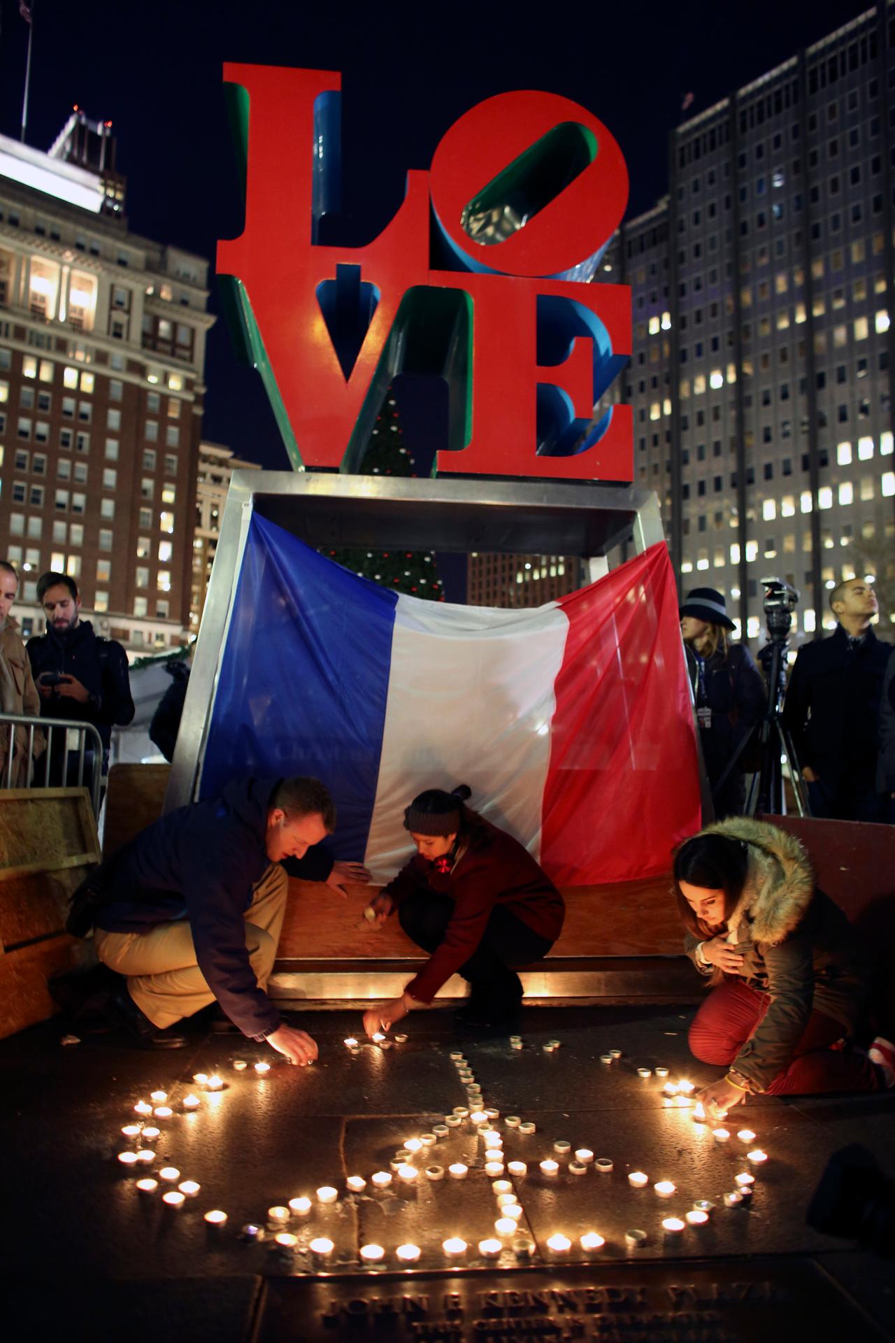 Love Park vo Philadelphii.