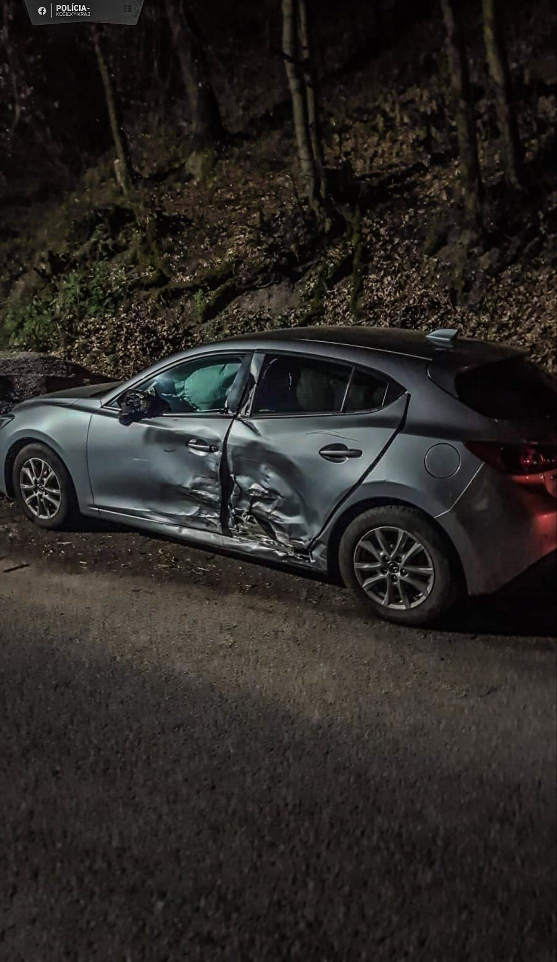 Nehoda motorkára v Košickom kraji.