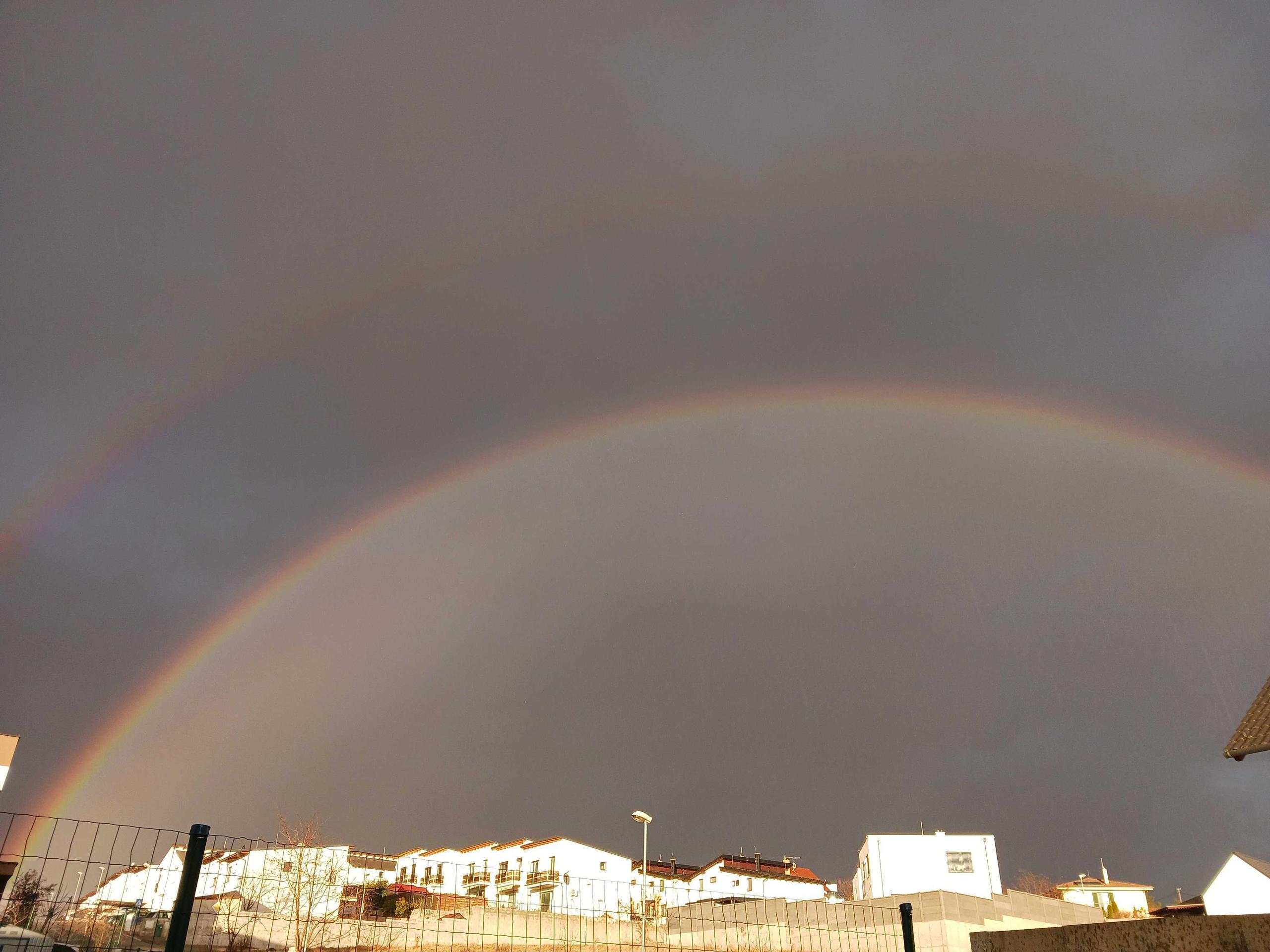 Dvojitá dúha nad Stupavou