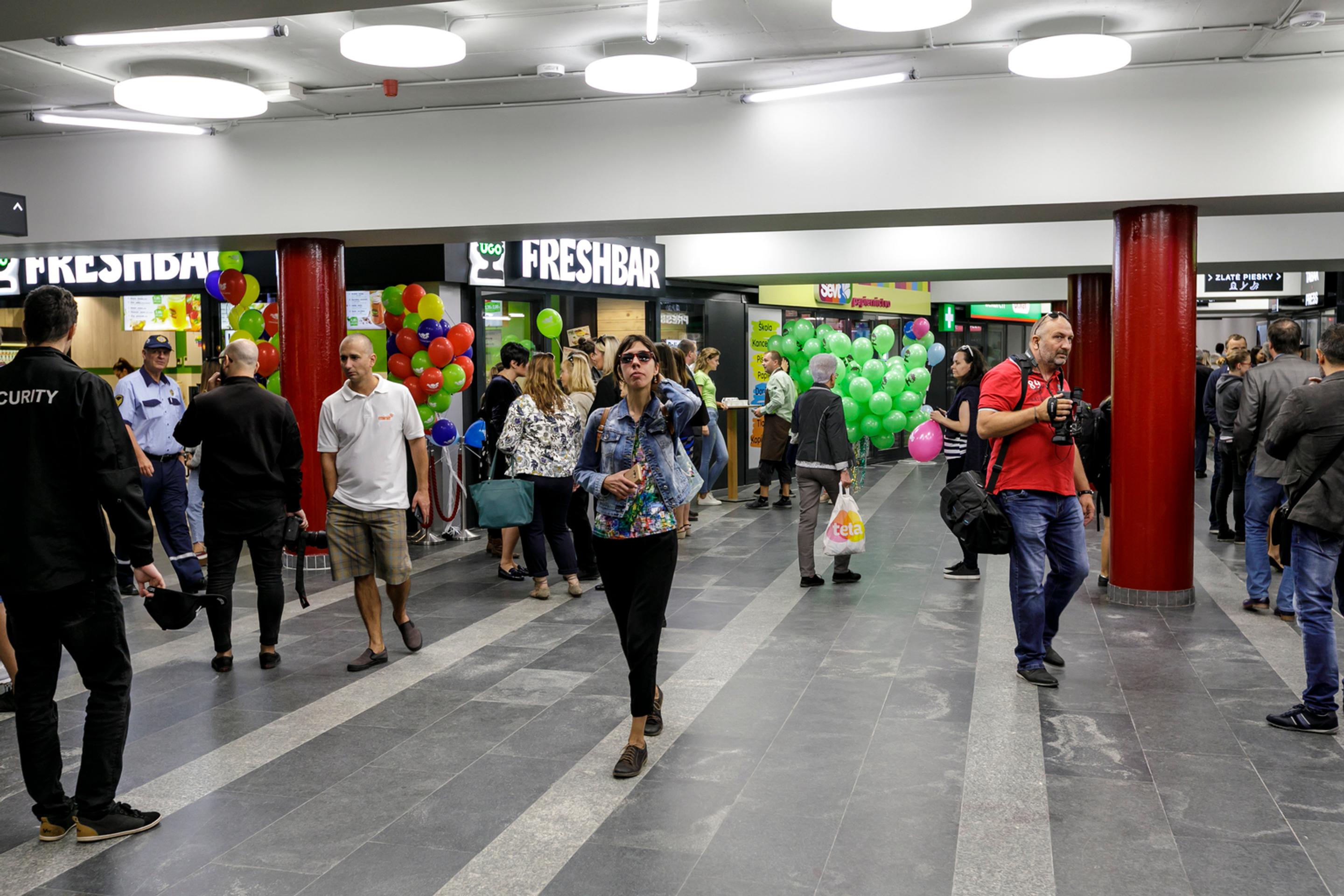 Na snímke oficiálne otvorenie podchodu na Trnavskom mýte