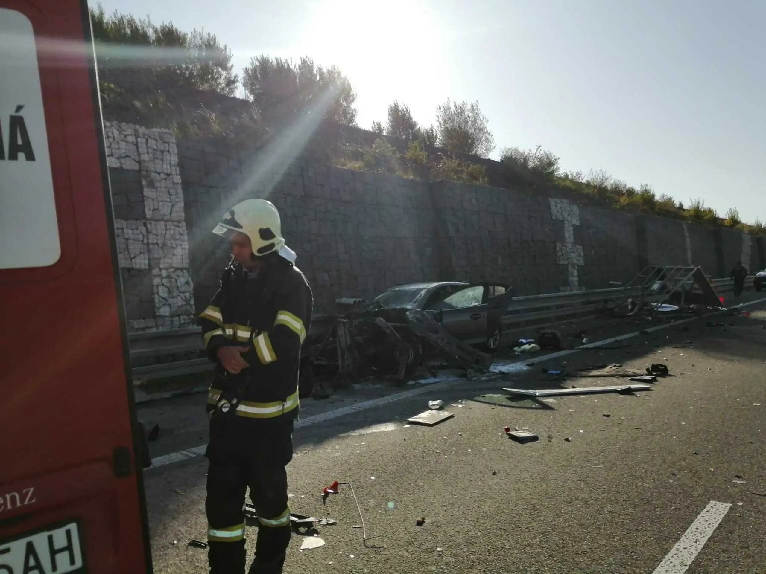 Auto Národnej diaľničnej spoločnosti.