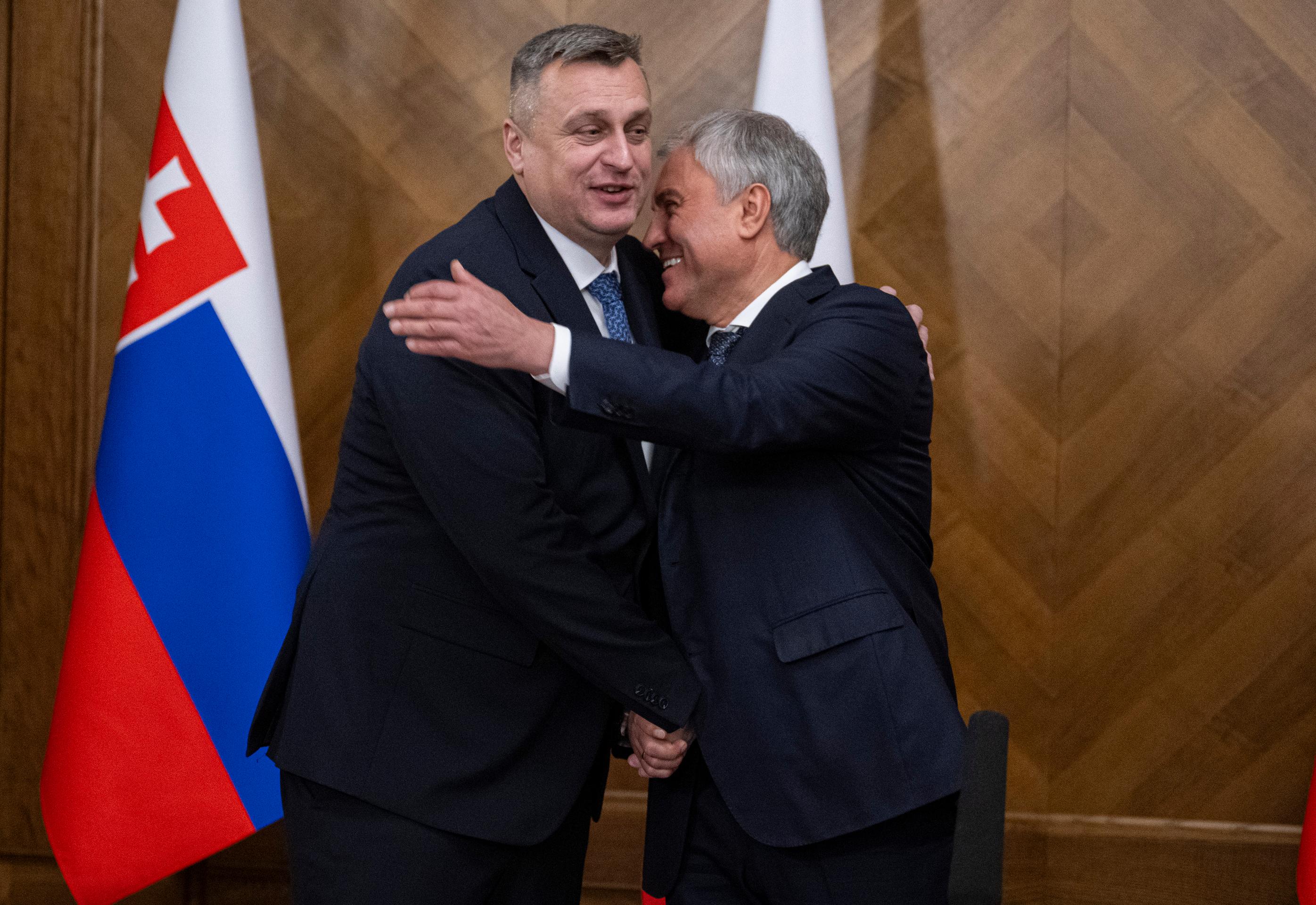 Podpredseda NR SR Andrej Danko sa v Moskve stretol s predsedom ruskejŠátnej Dumy Vjačeslavom Volodinom (2)