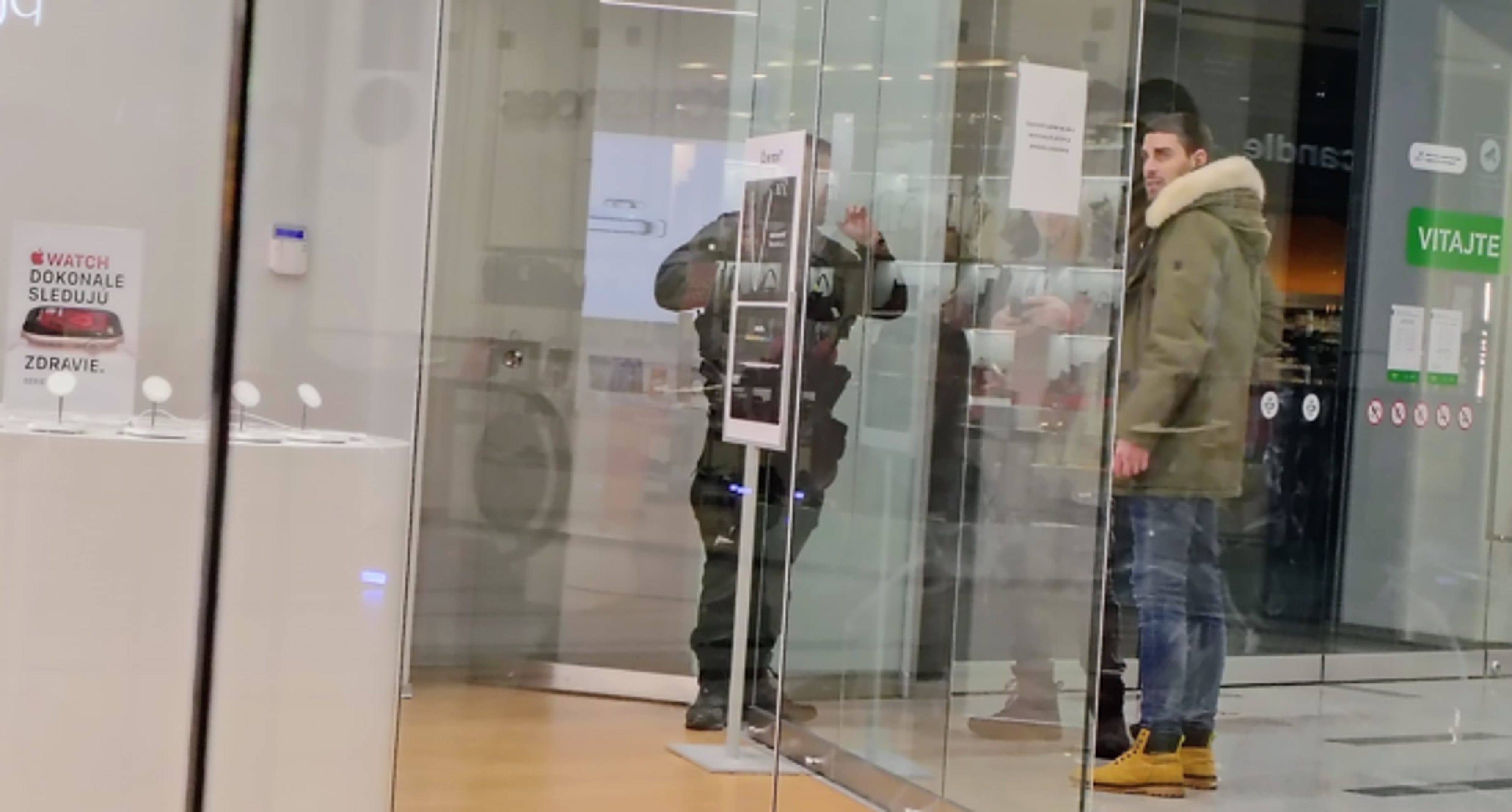 Prepad predajne v OC Central.