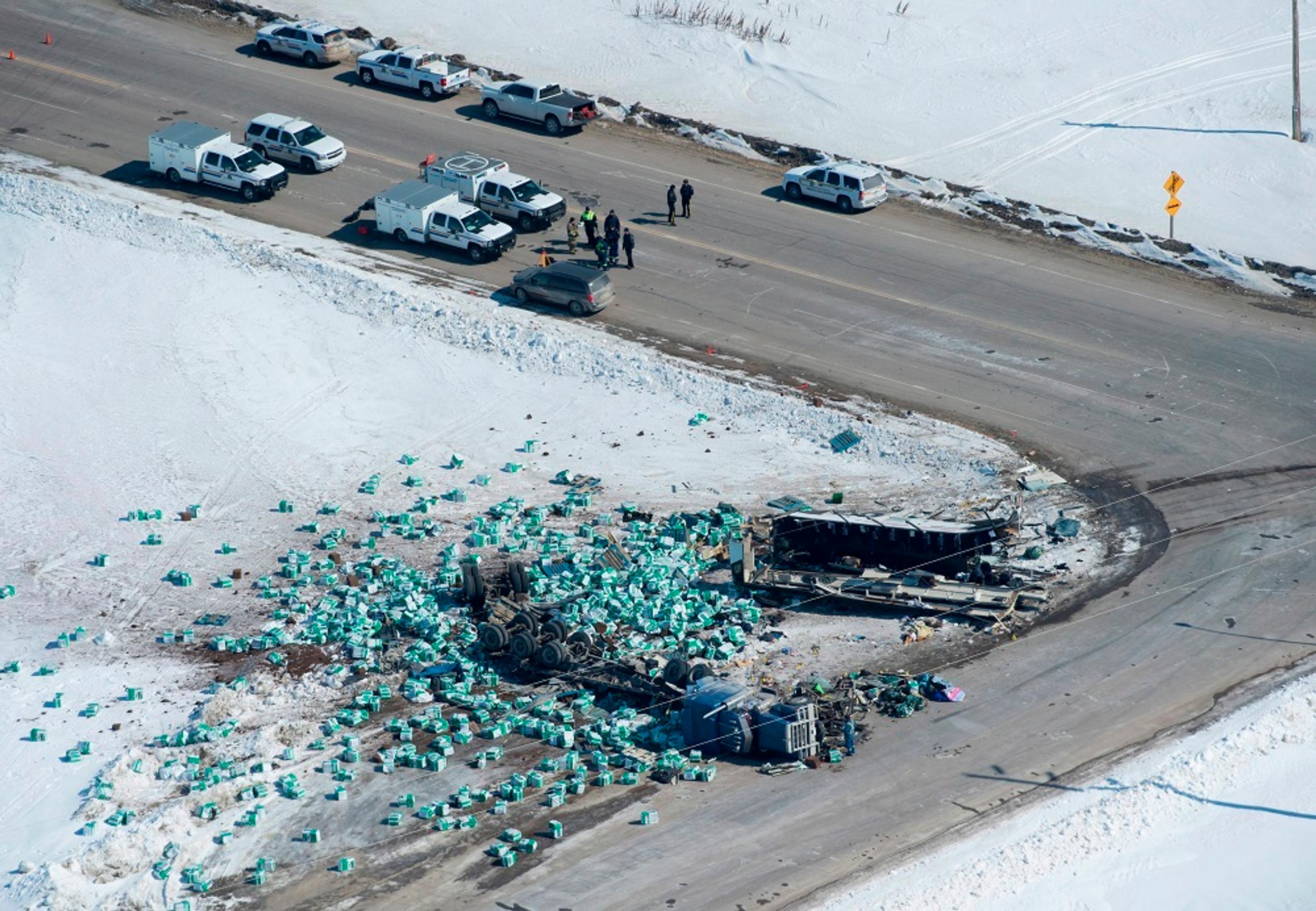 Autobus, v ktorom zahynuli mladí hokejisti