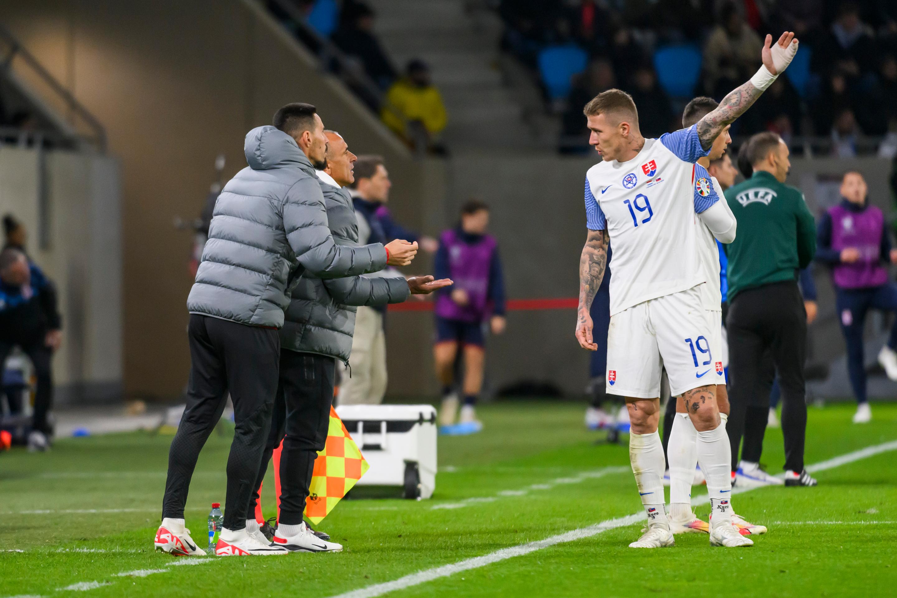 Francesco Calzona a Juraj Kucka