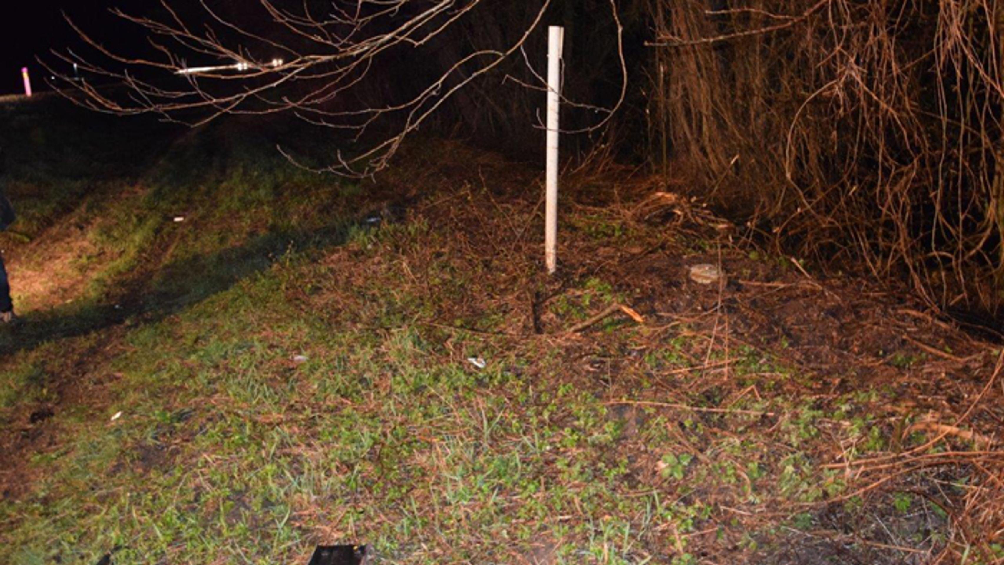 Miesto pri Hrone, kde skončilo Ľubošovo auto.