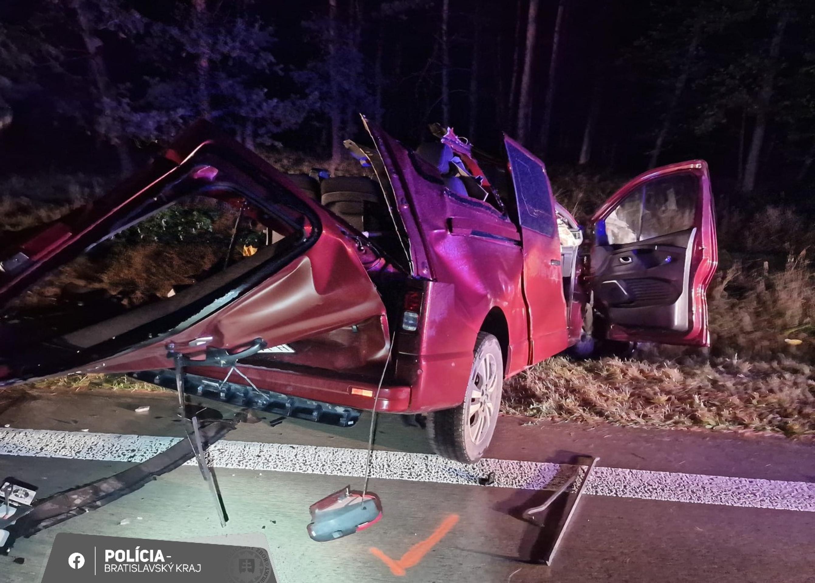 Tragická nehoda na ceste od Malaciek v smere na Rohožník