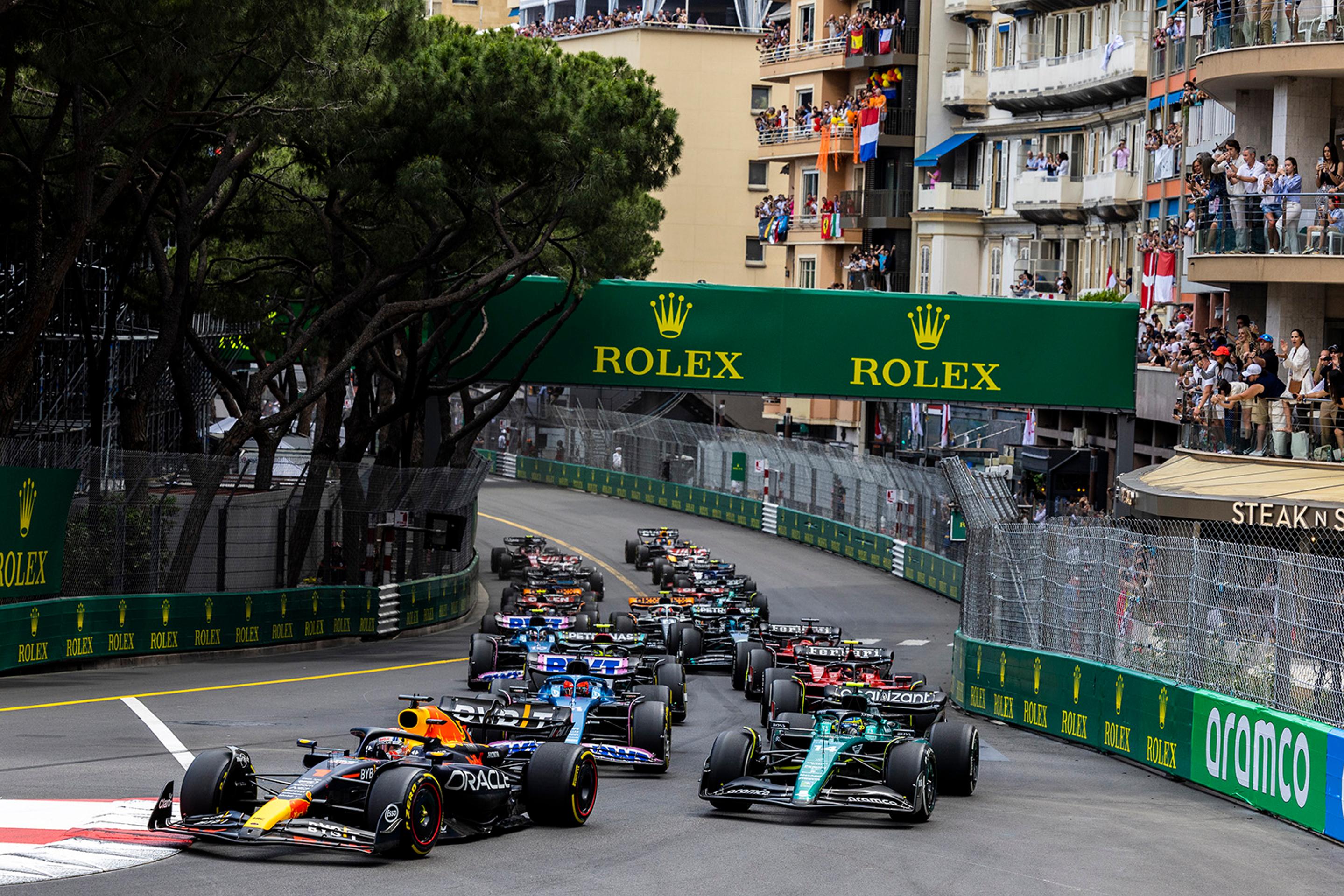 Štart veľkej ceny Monaka