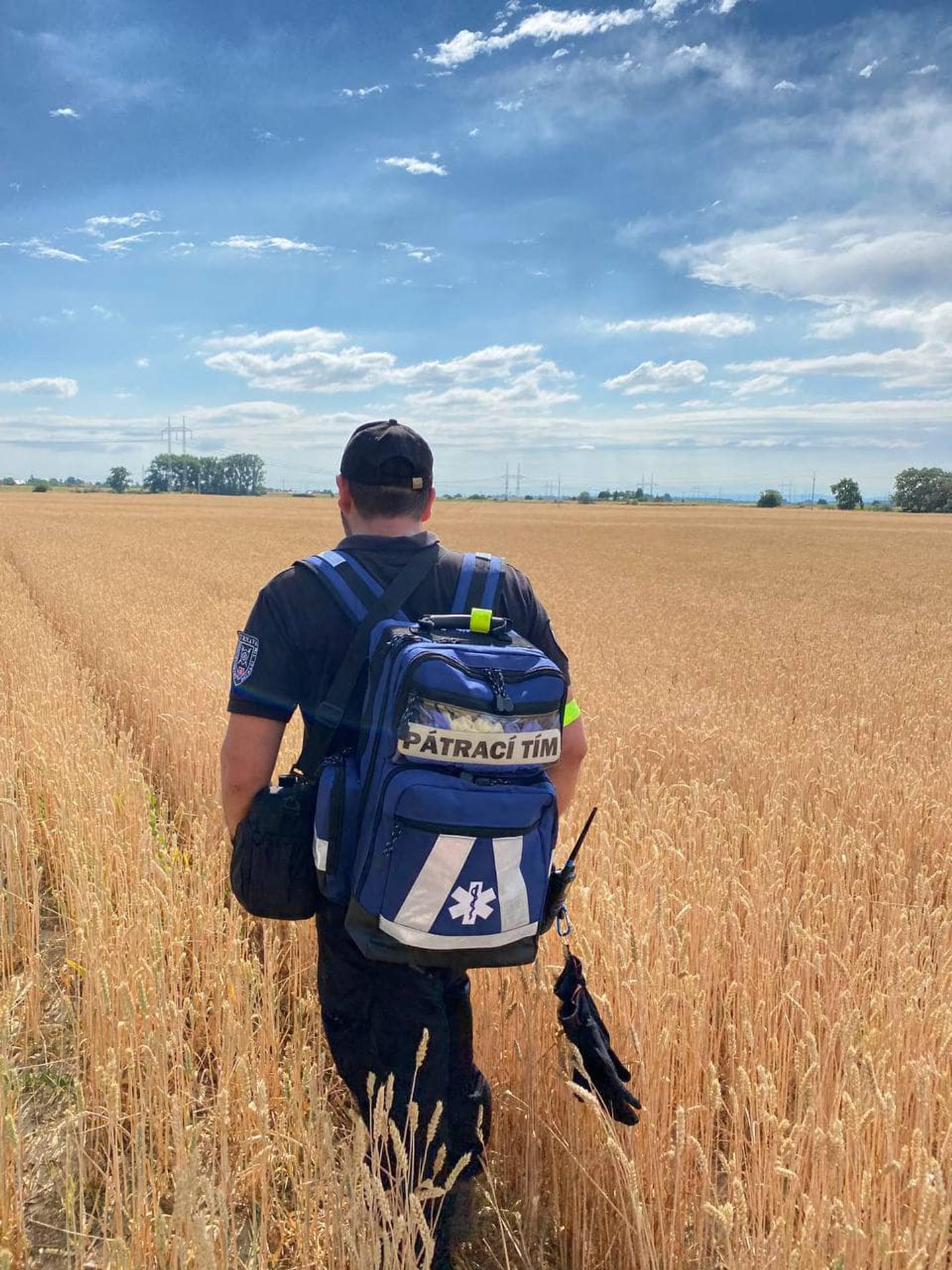 Pohotovostný pátrací tím v teréne