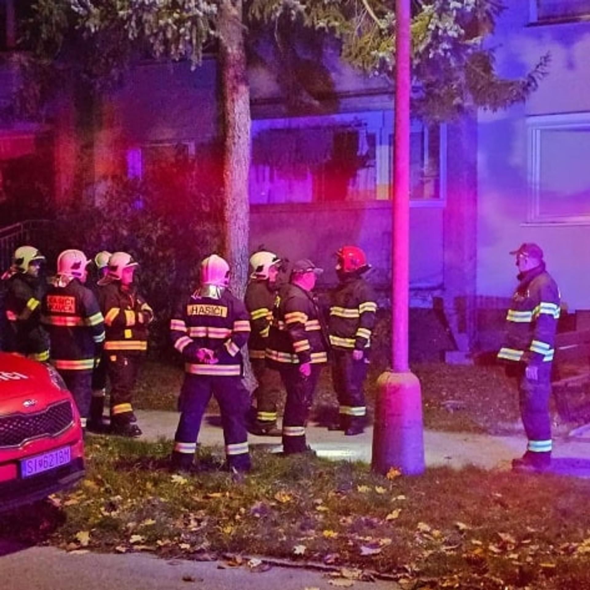 Požiar v pivnici obytného domu