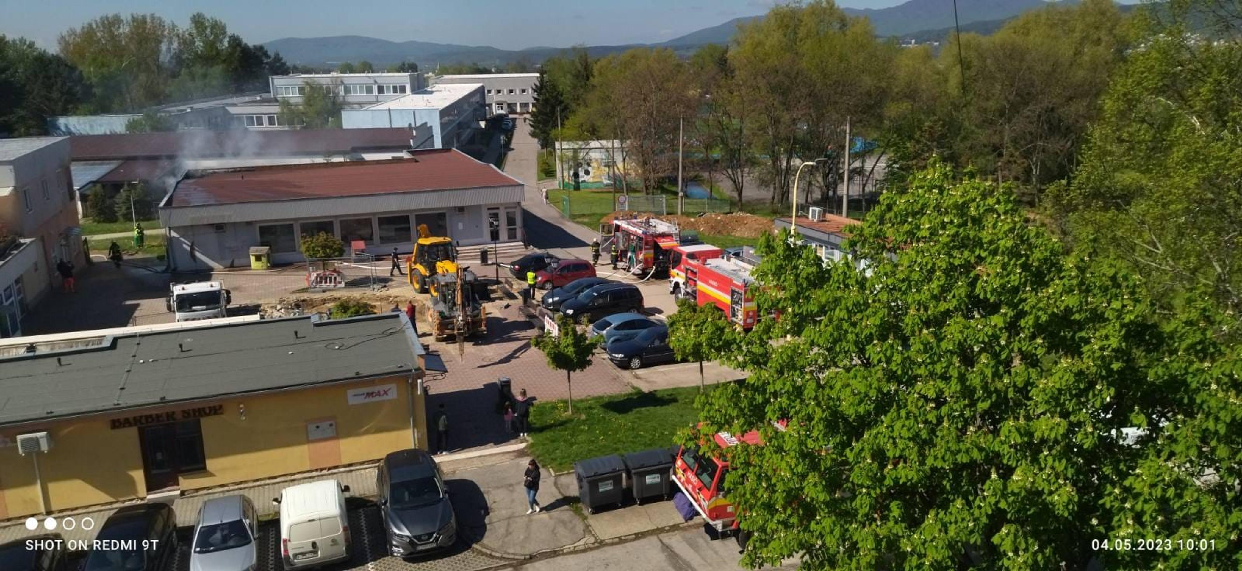 Požiar v Prievidzi.