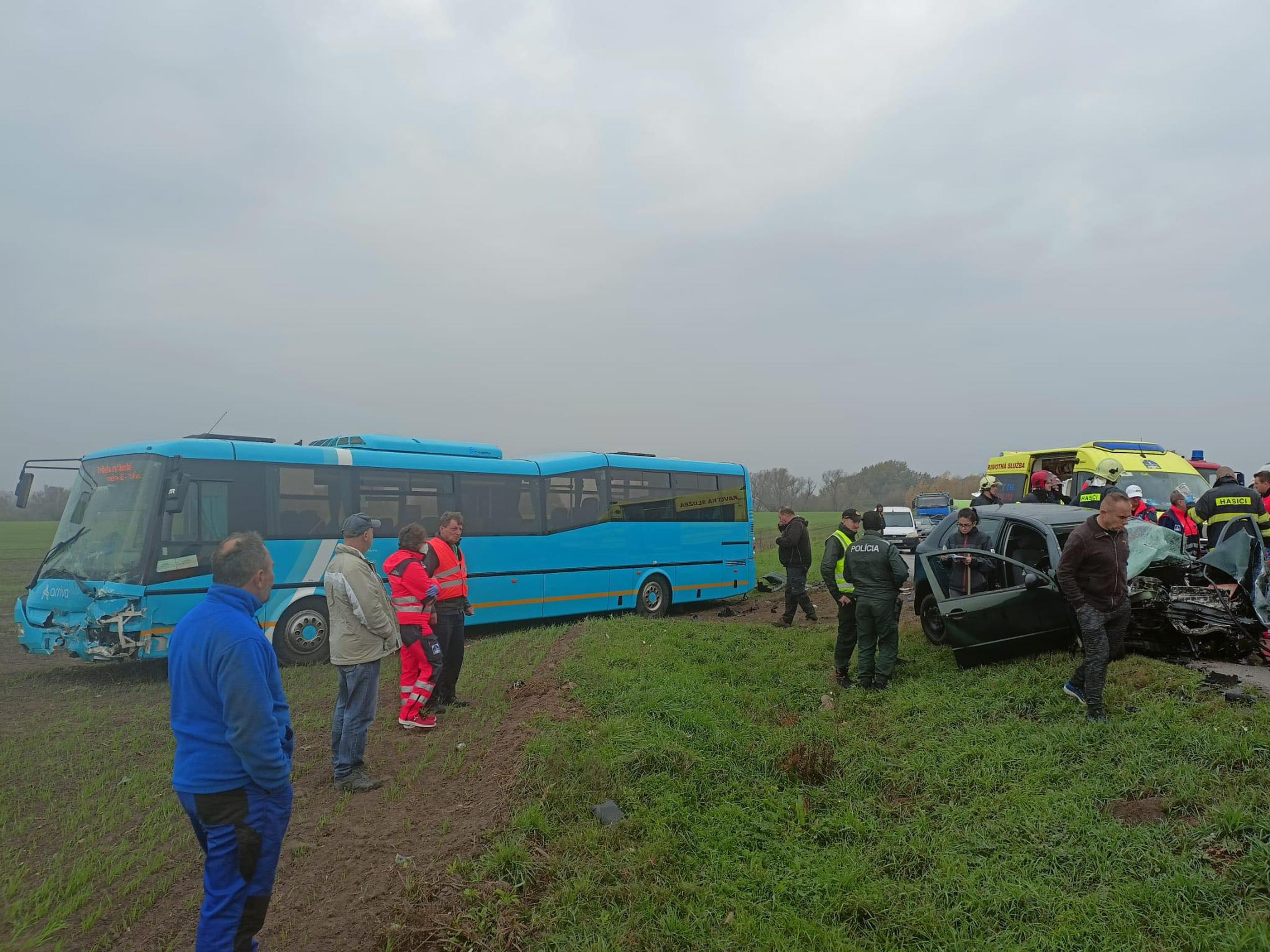Zásah pri dopravnej nehode Chotín