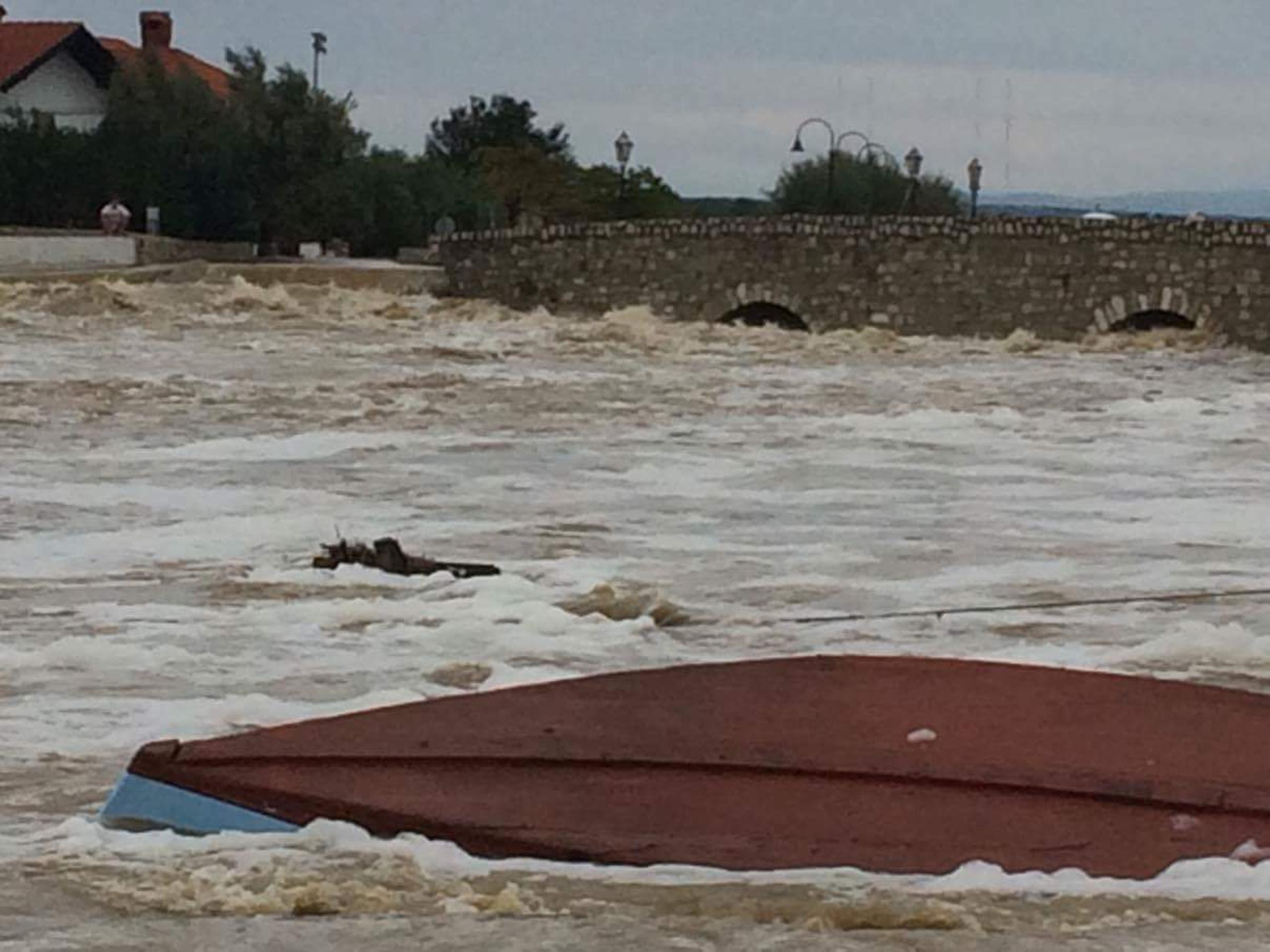 Záplavy v Chorvátsku.