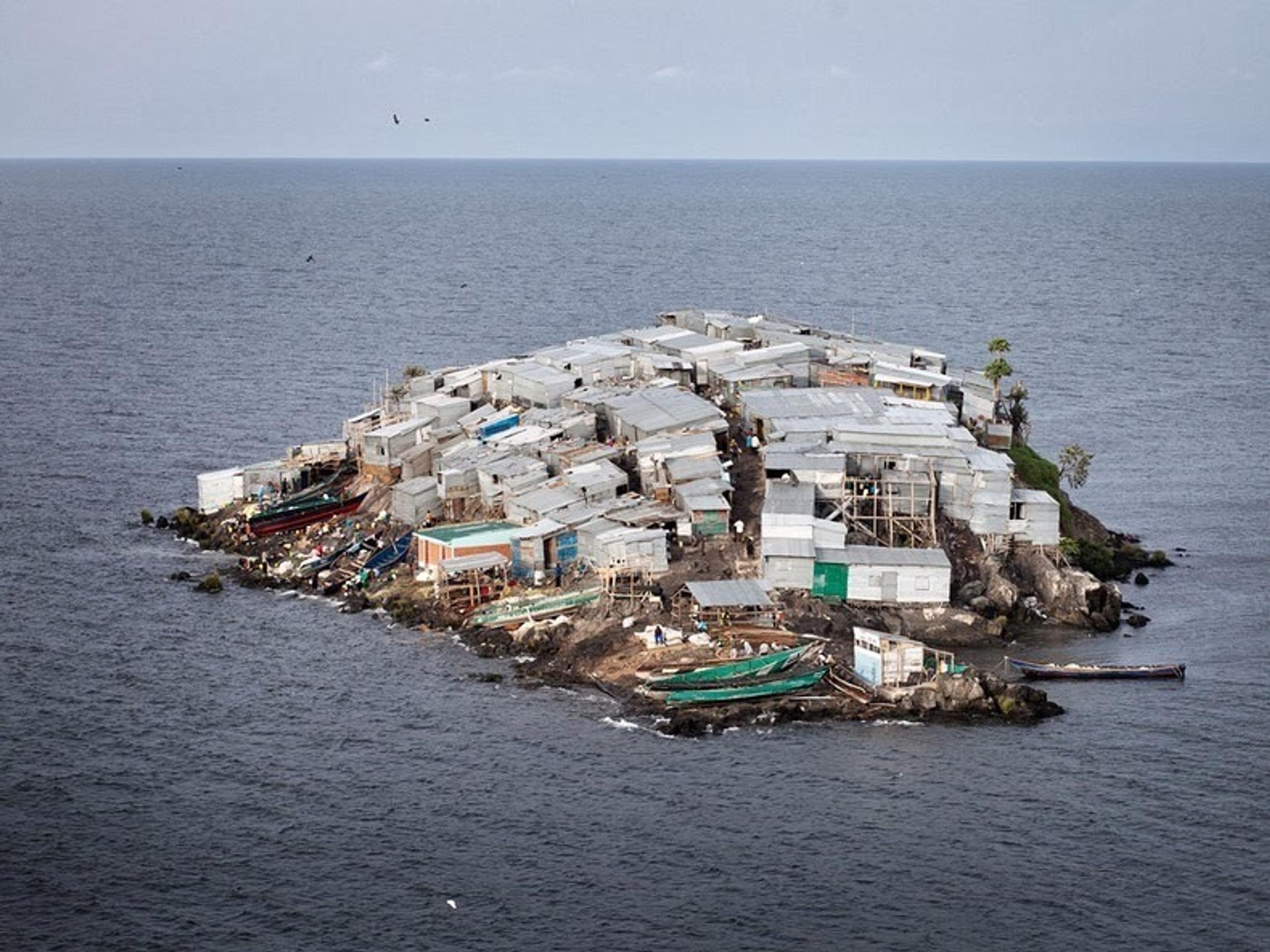 Africký ostrov Migingo