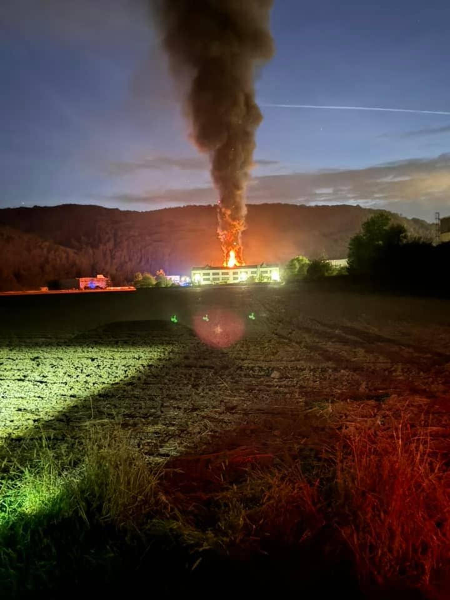 Požiar v Trenčíne