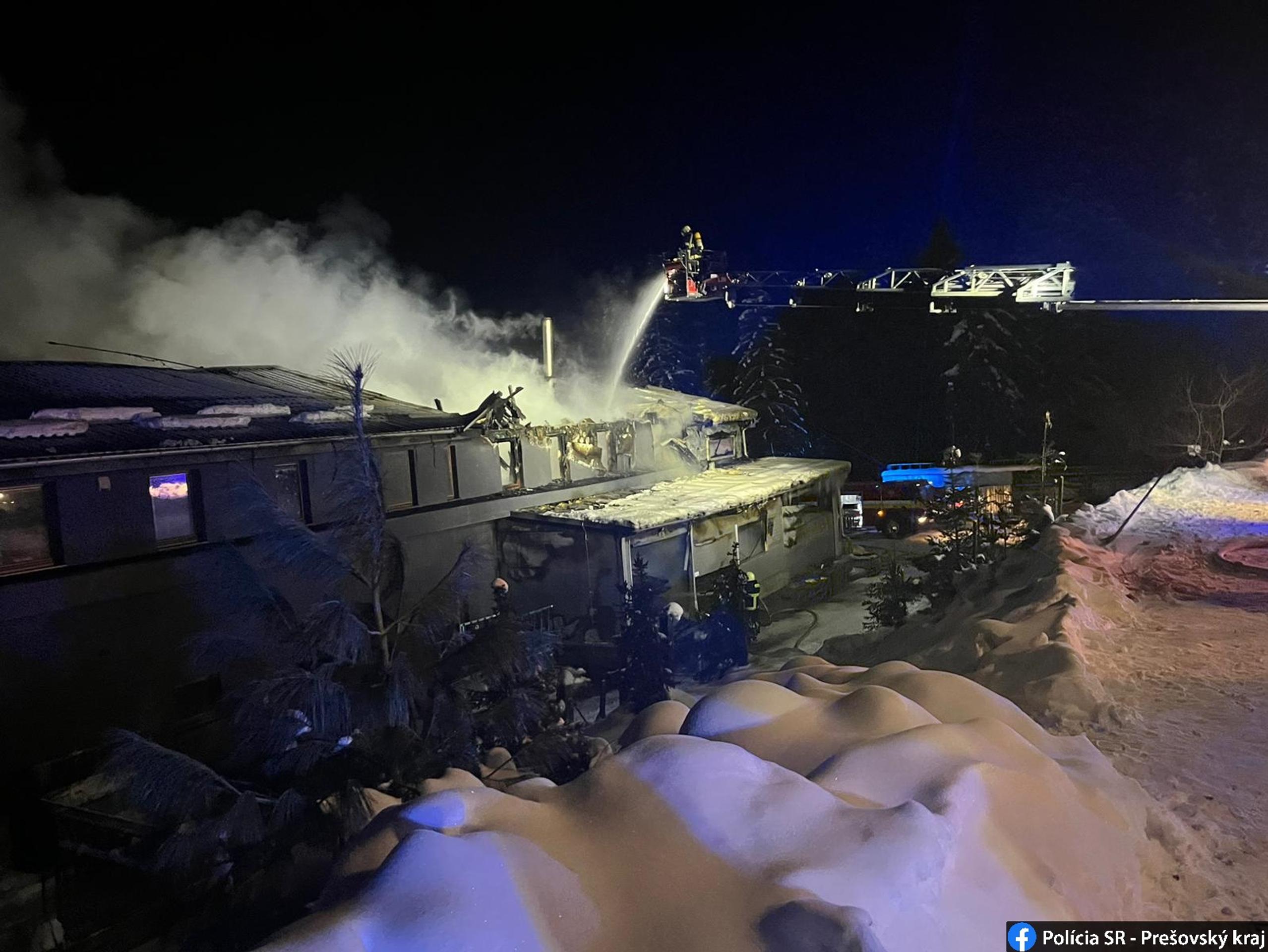 Požiar v Tatranskej Štrbe