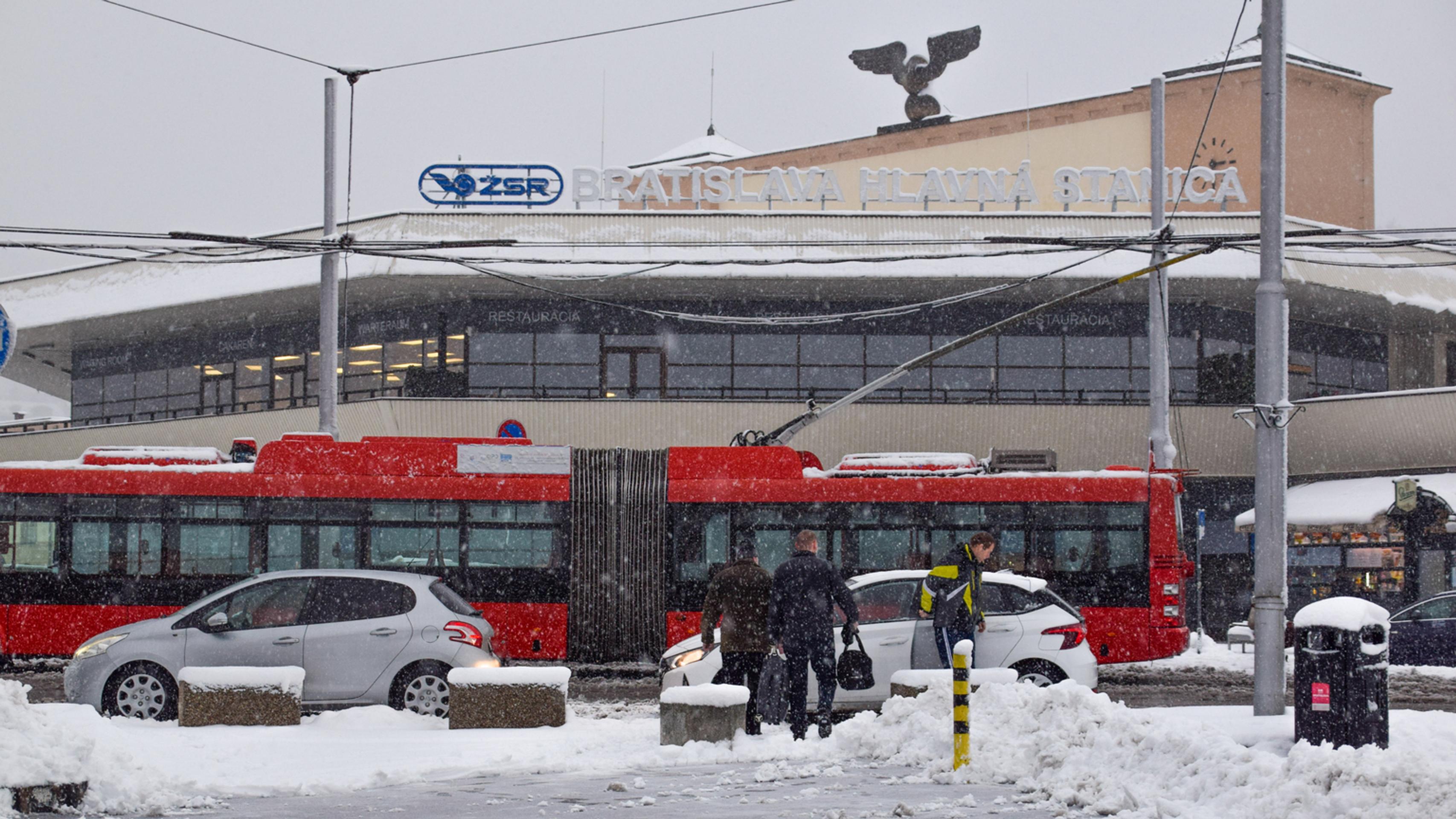 Sneh v Bratislave.