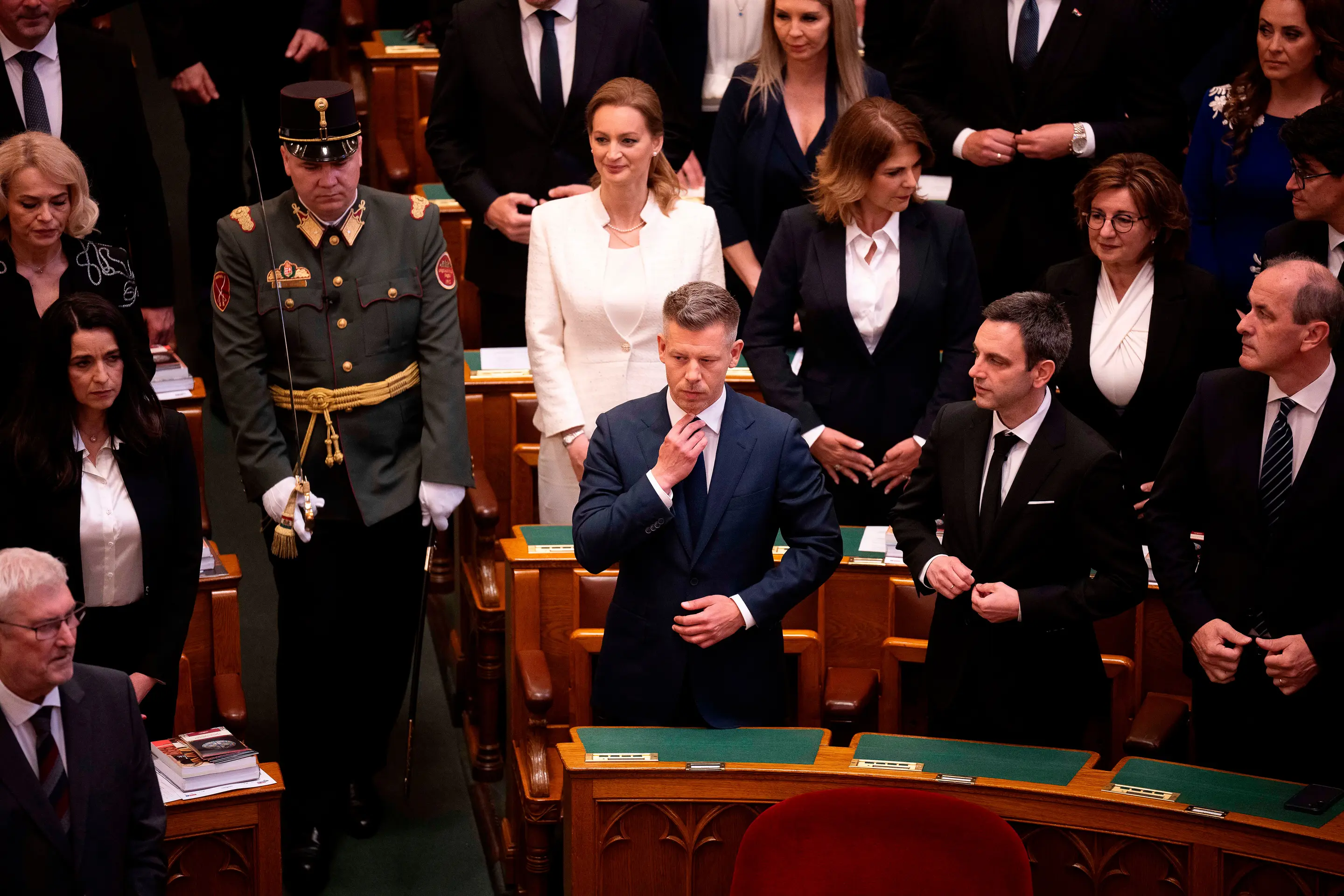Ustanovujúca schôdza parlamentu v Maďarsku.