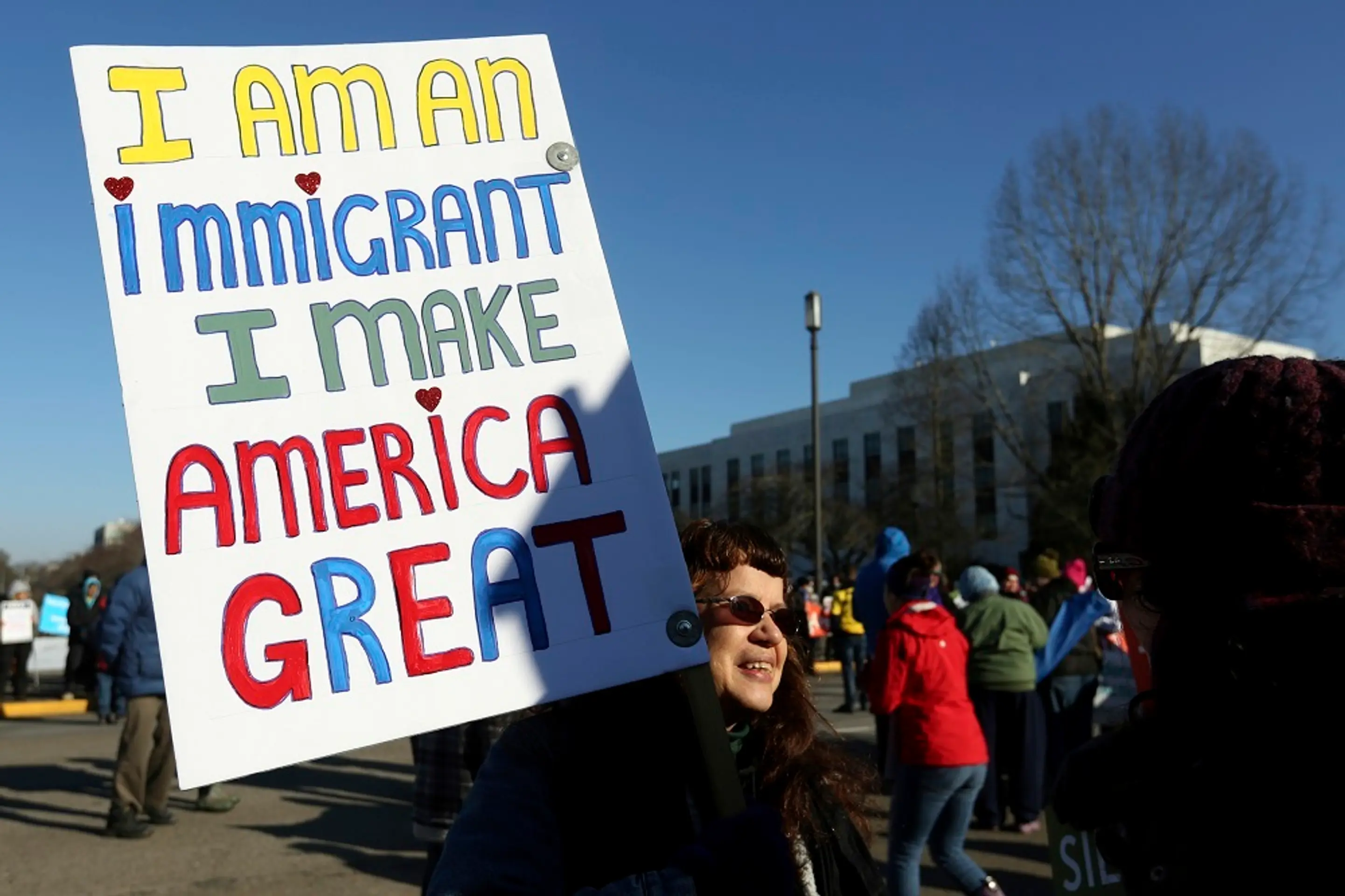 Protesty proti Trumpovi.