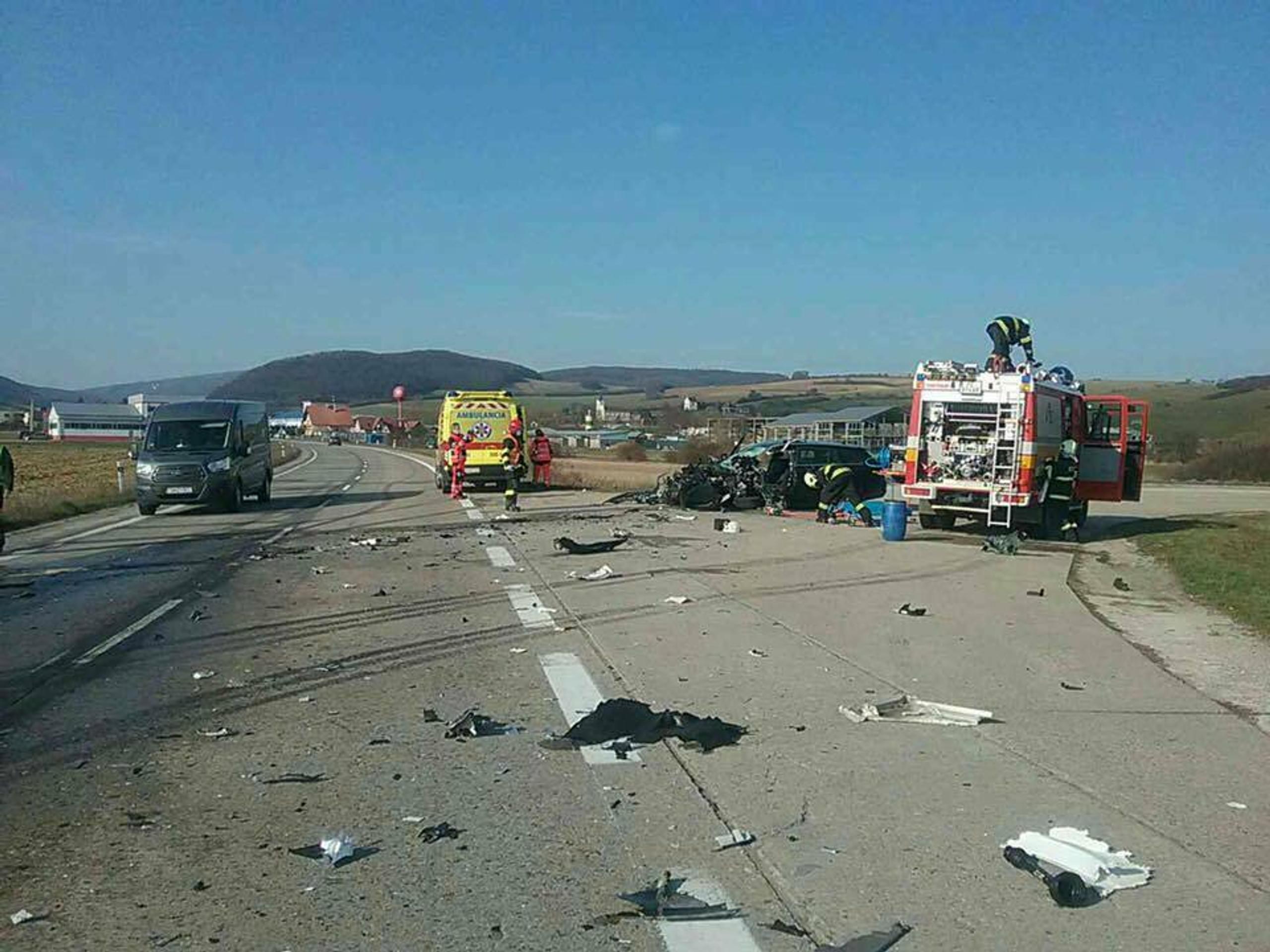 Nehoda pri obci Kostolná-Záriečie.