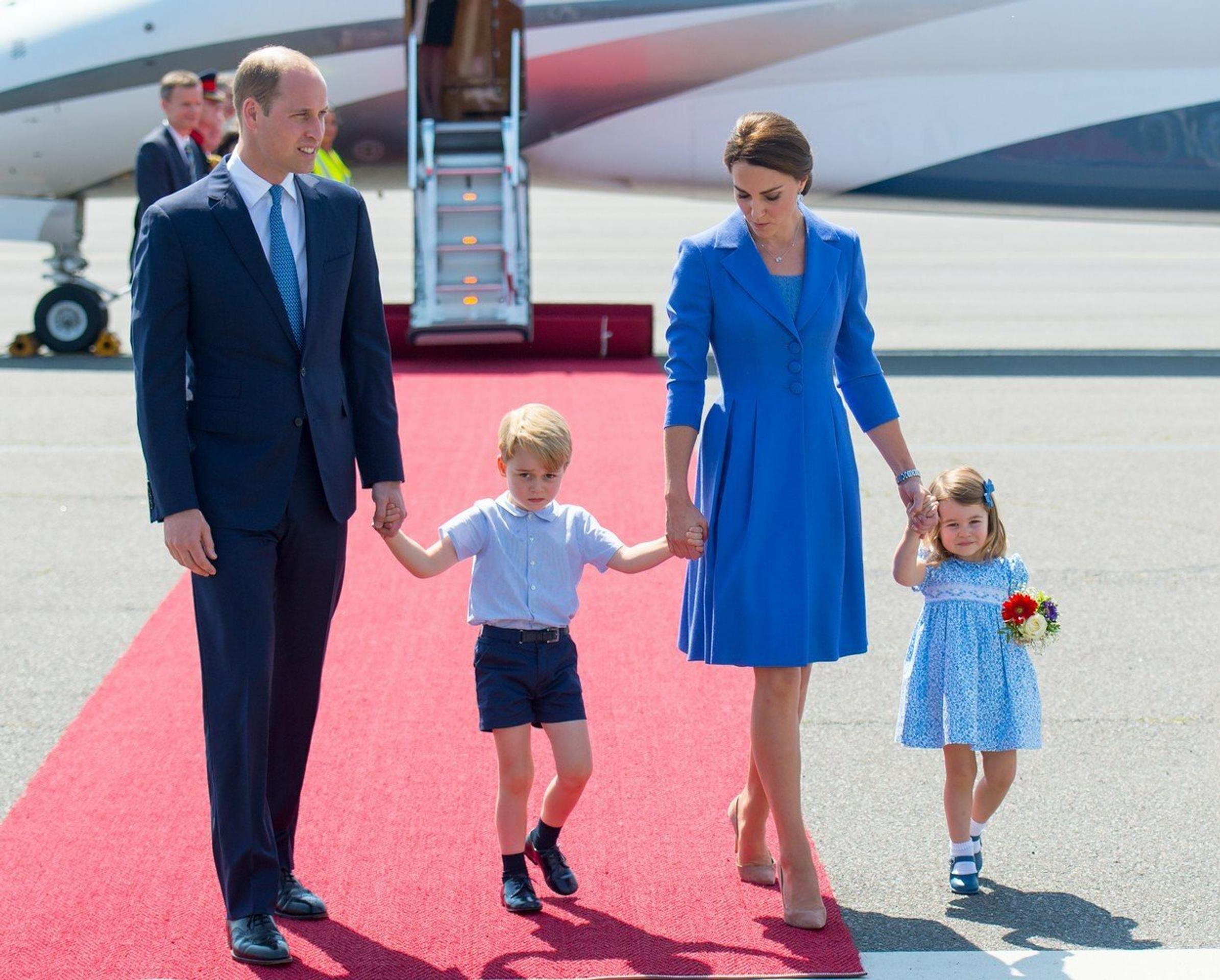 Princ William s Kate a deťmi. 