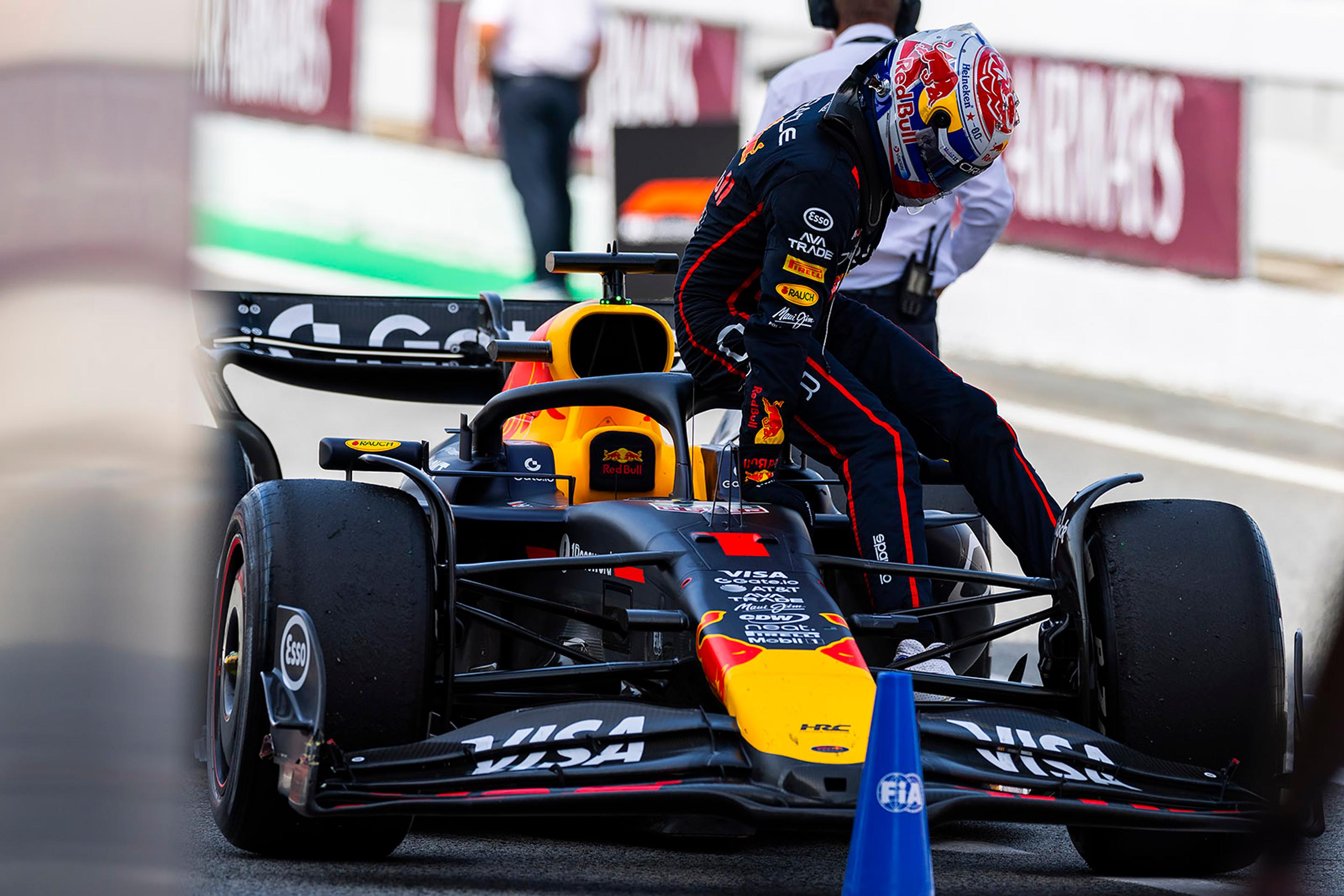 Max Verstappen znovu nemohol byť spokojný.