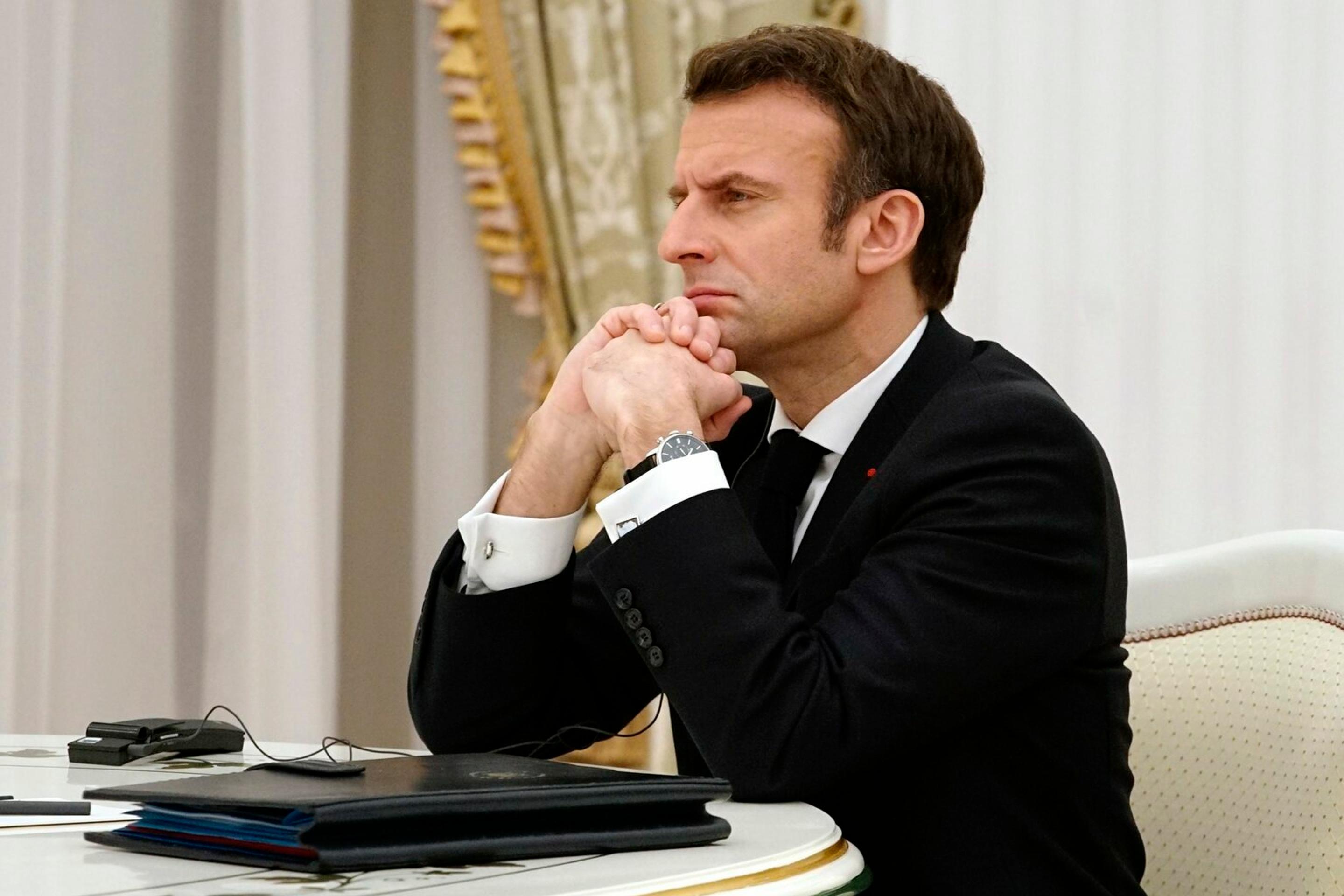 Stretnutie Macrona a Putina v Moskve