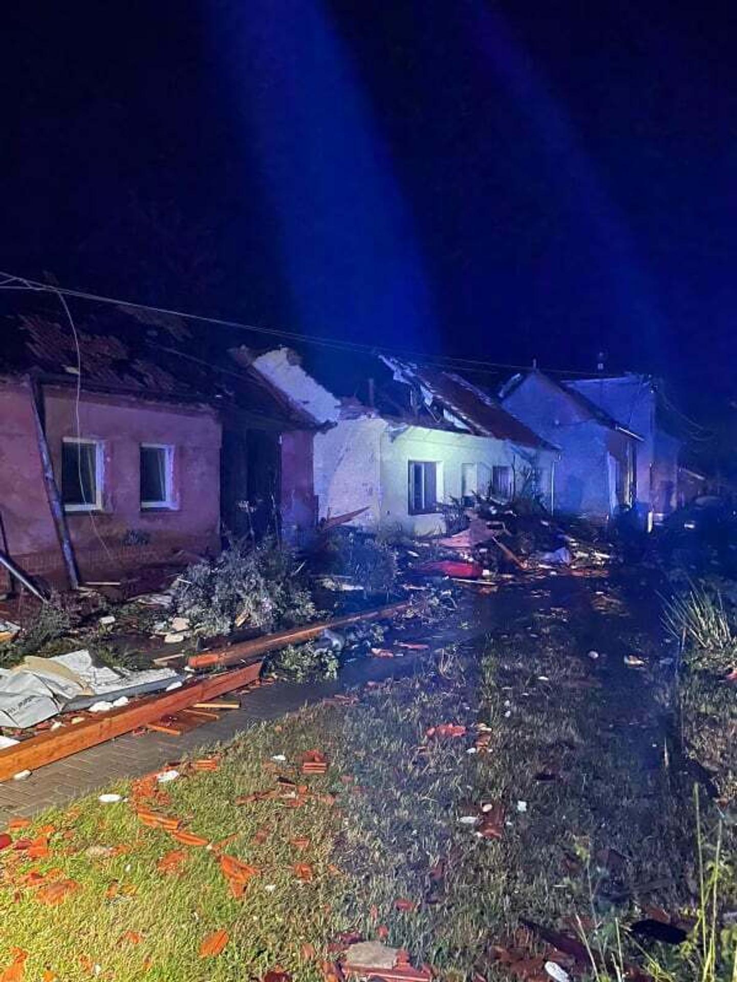 Zábery z obce Hrušky.