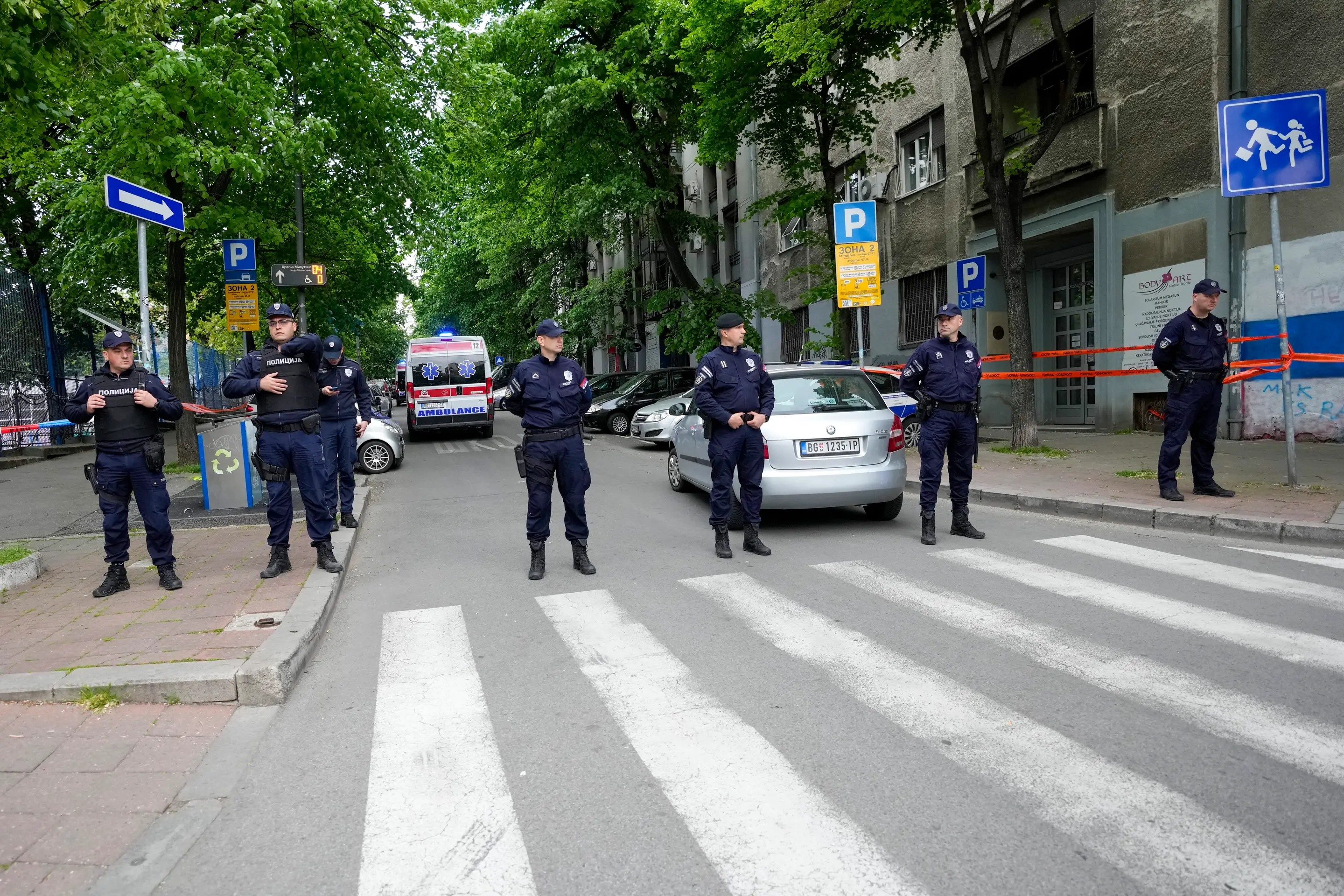 Streľba na škole v Belehrade