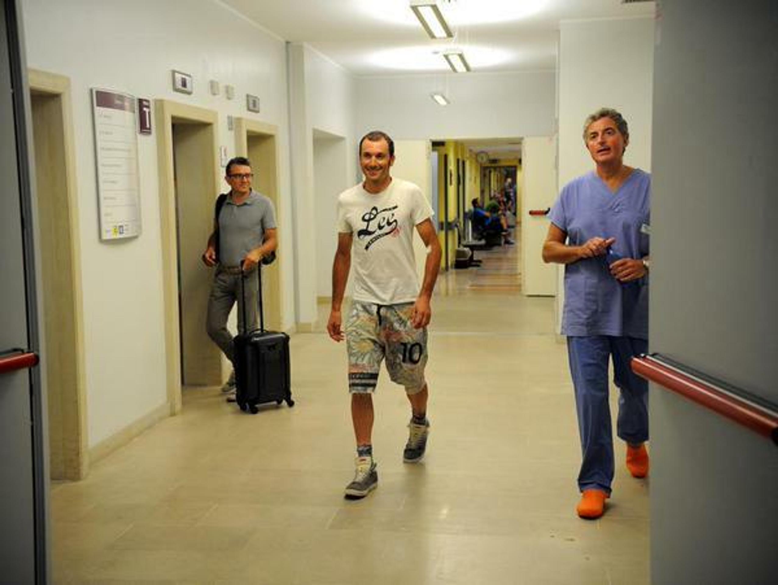 Ivan Basso odchádza z nemocnice, kde sa podrobil operácii semenníkov.